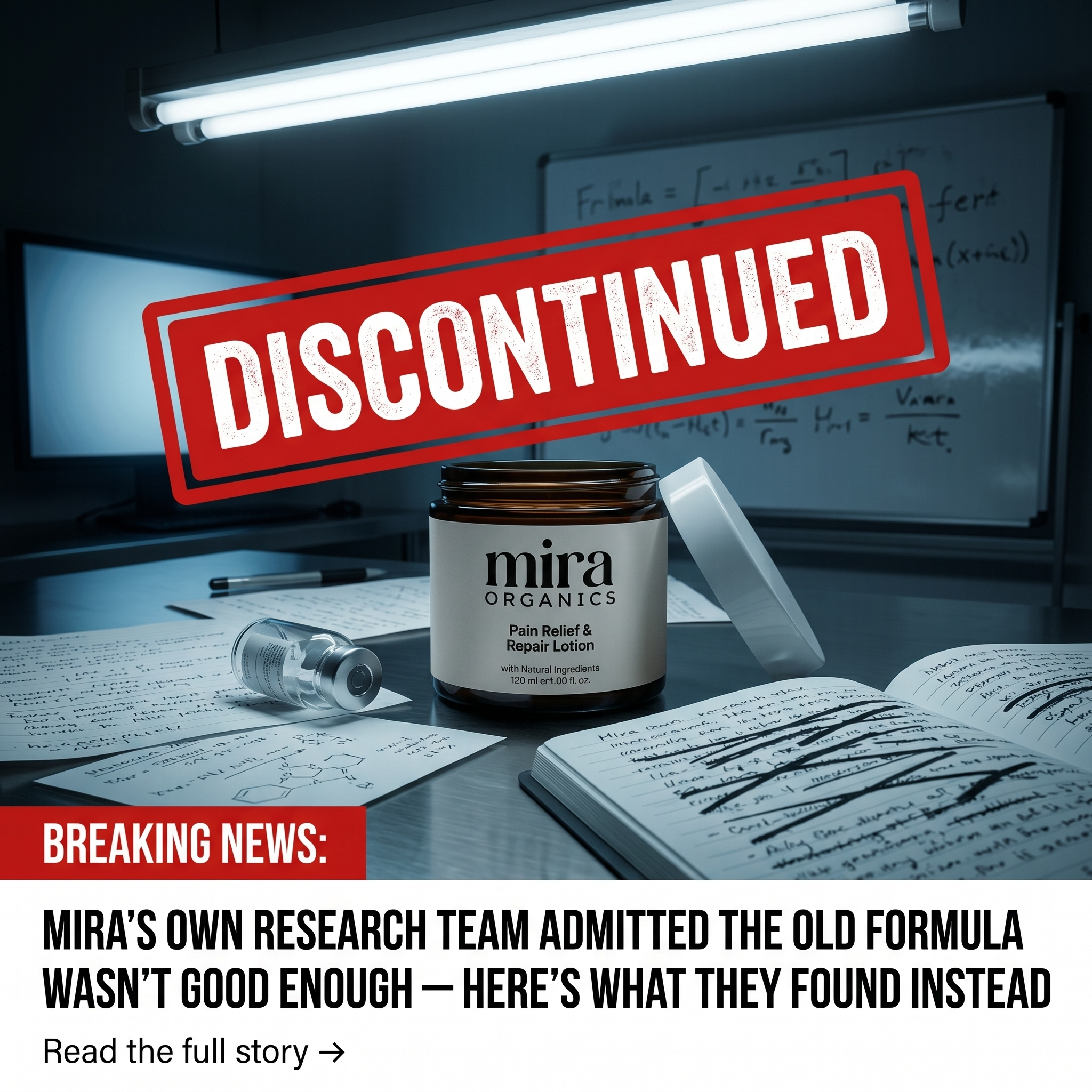 Mira Organics Facebook ad