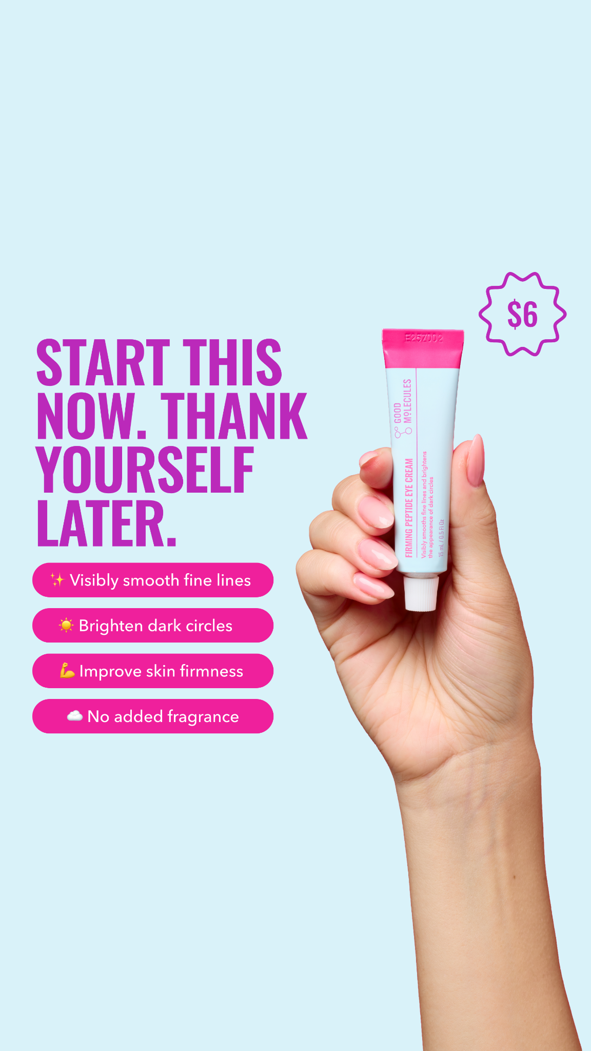 Good Molecules Facebook ad
