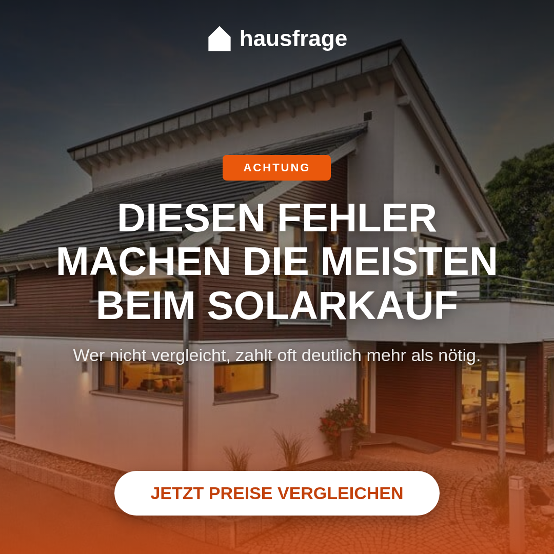 Hausfrage Facebook ad