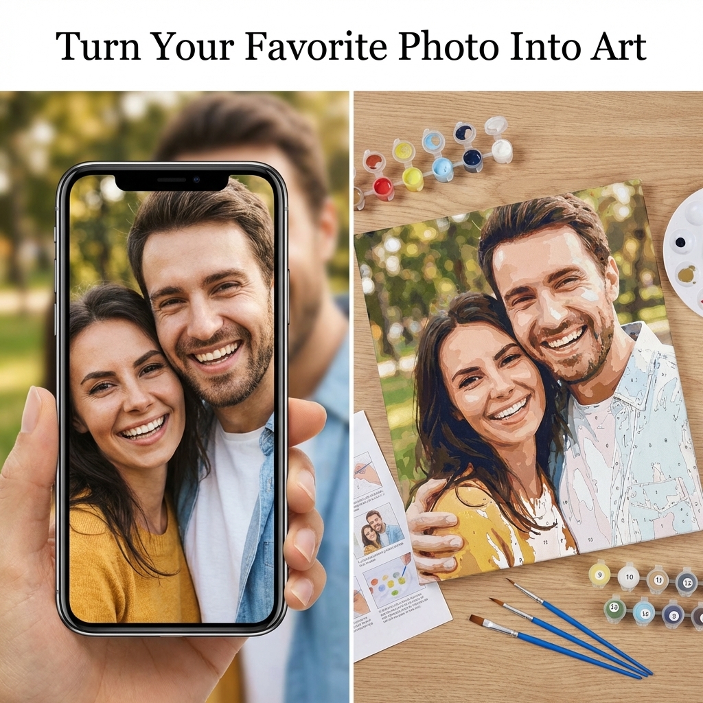 Paint by Numbers - DIY Facebook ad