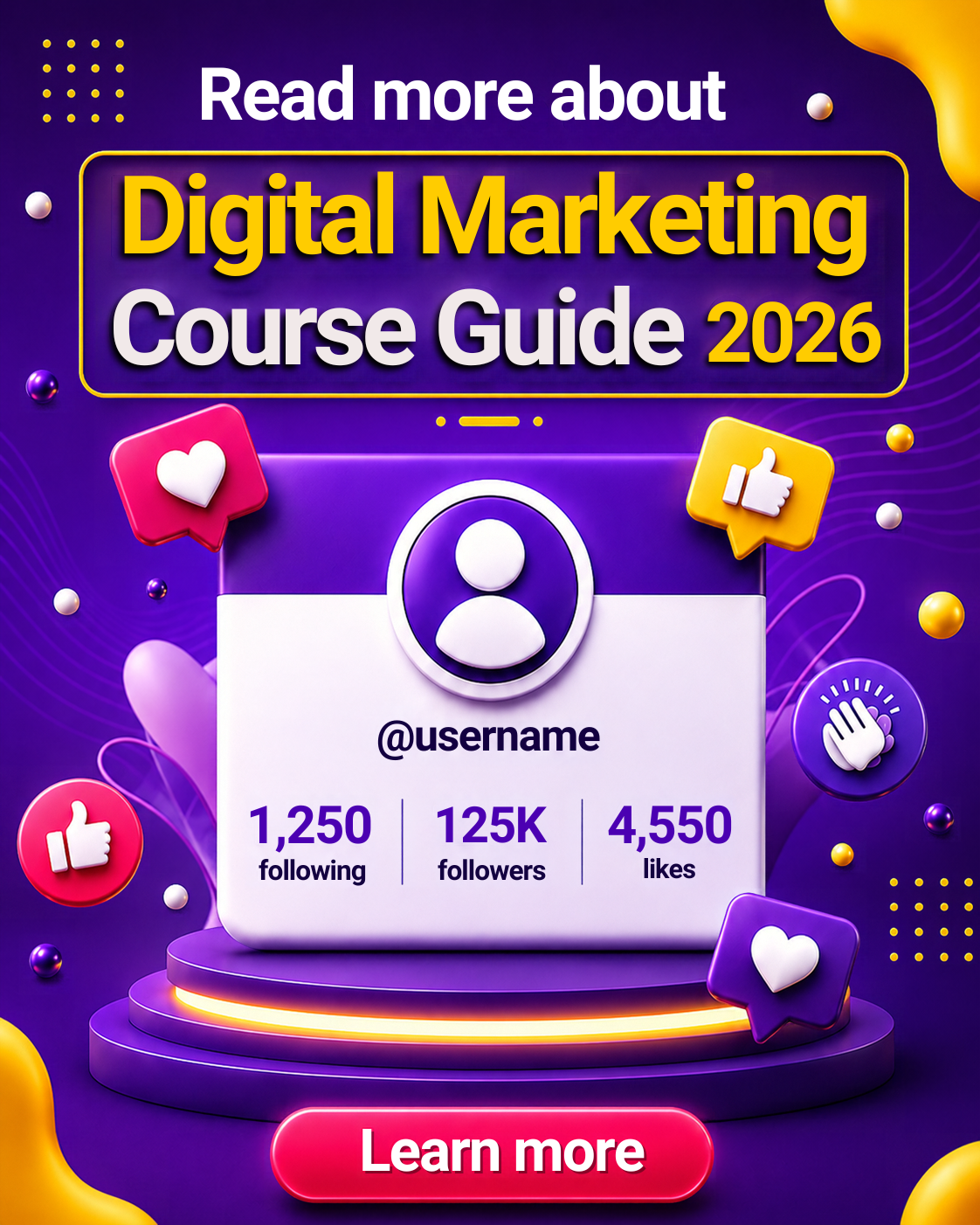 Global Glimpses Facebook ad: A Guide to Digital Marketing Courses 2026, Learn.