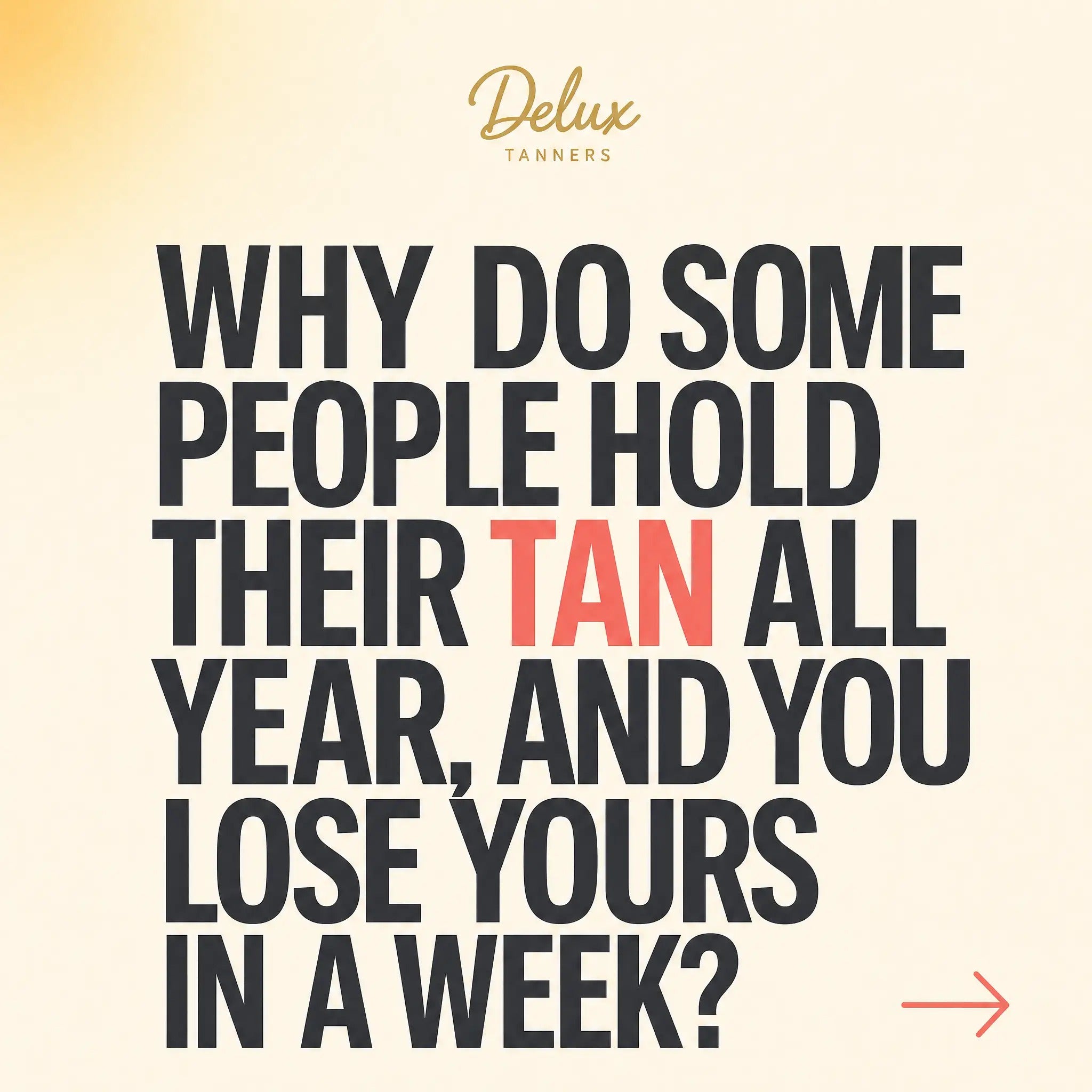 Delux Tanners Facebook ad