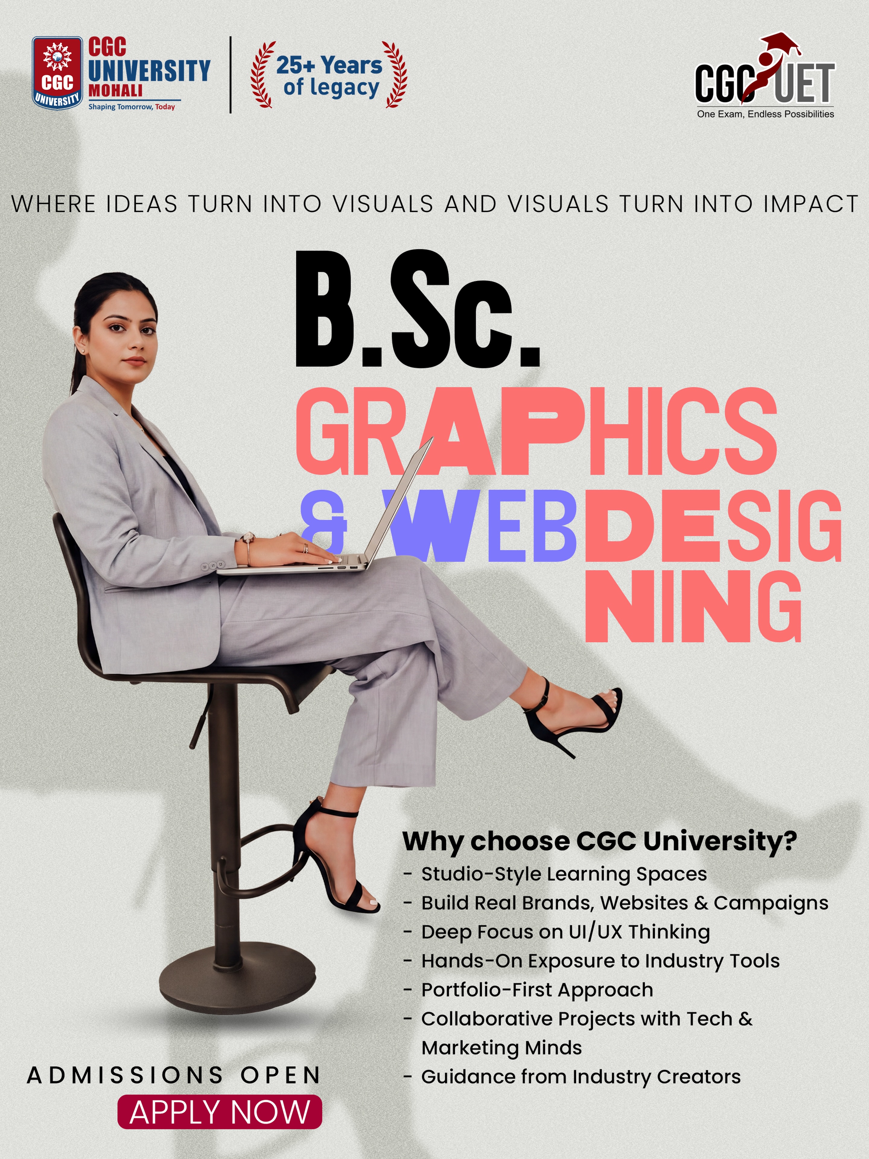CGC University, Mohali Facebook ad