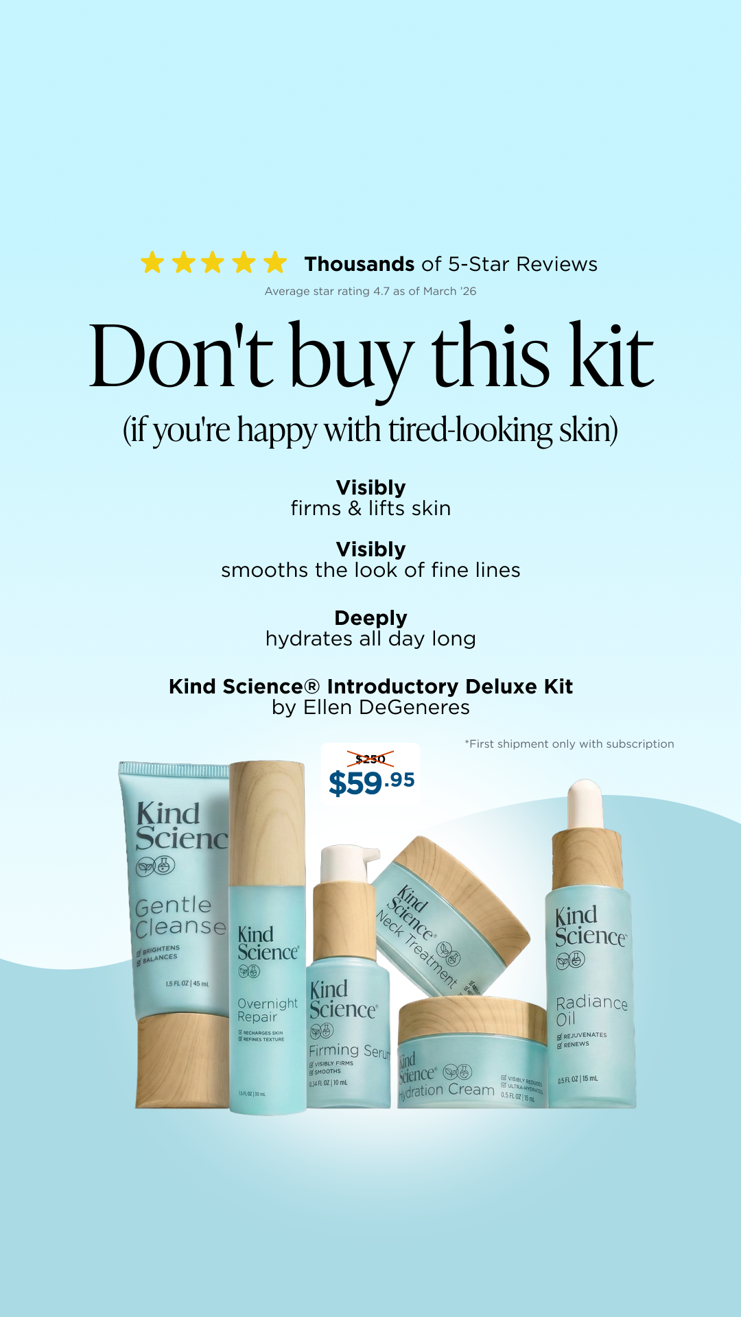 Kind Science Facebook ad