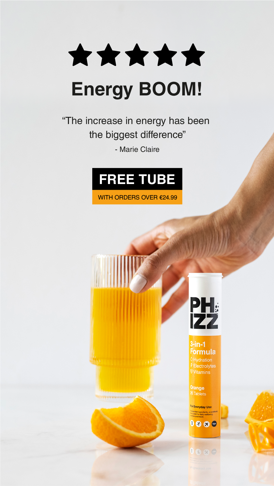 Phizz Facebook ad