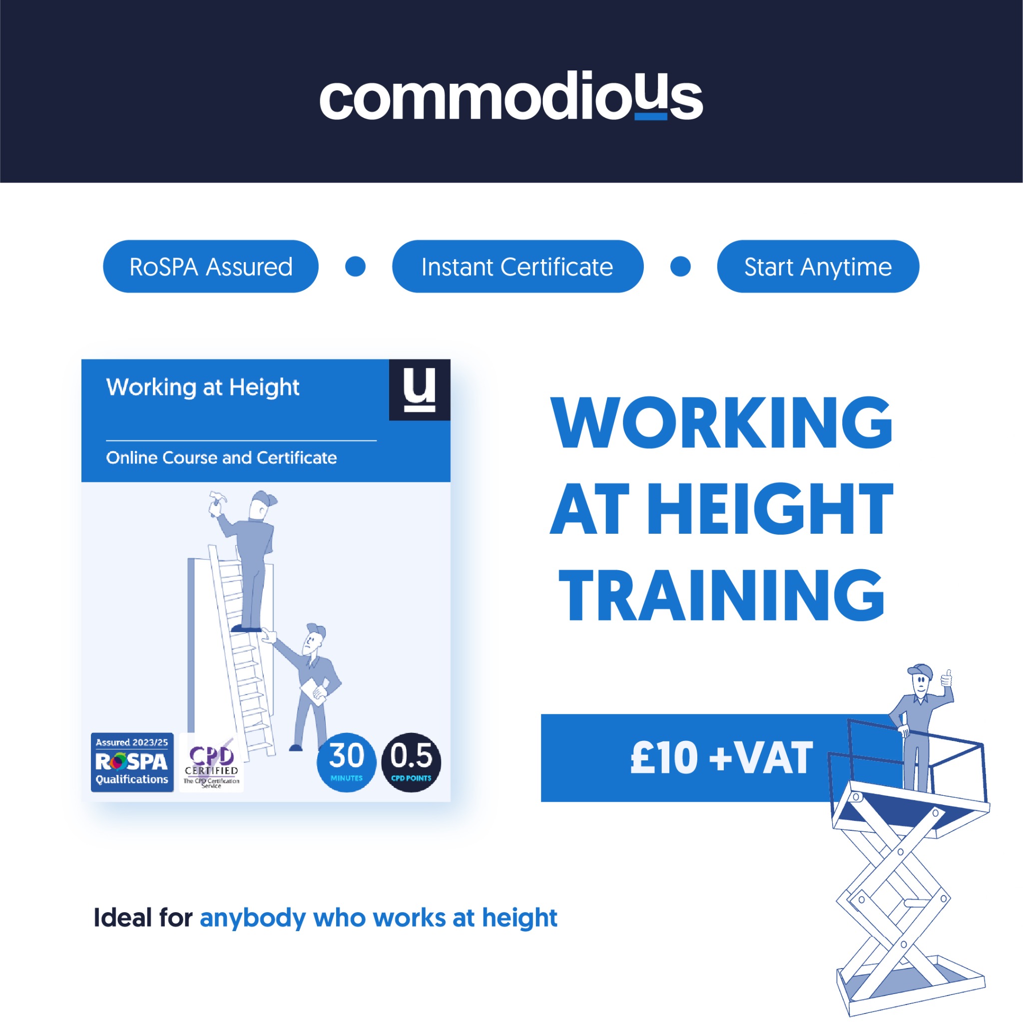 Commodious Training Facebook ad