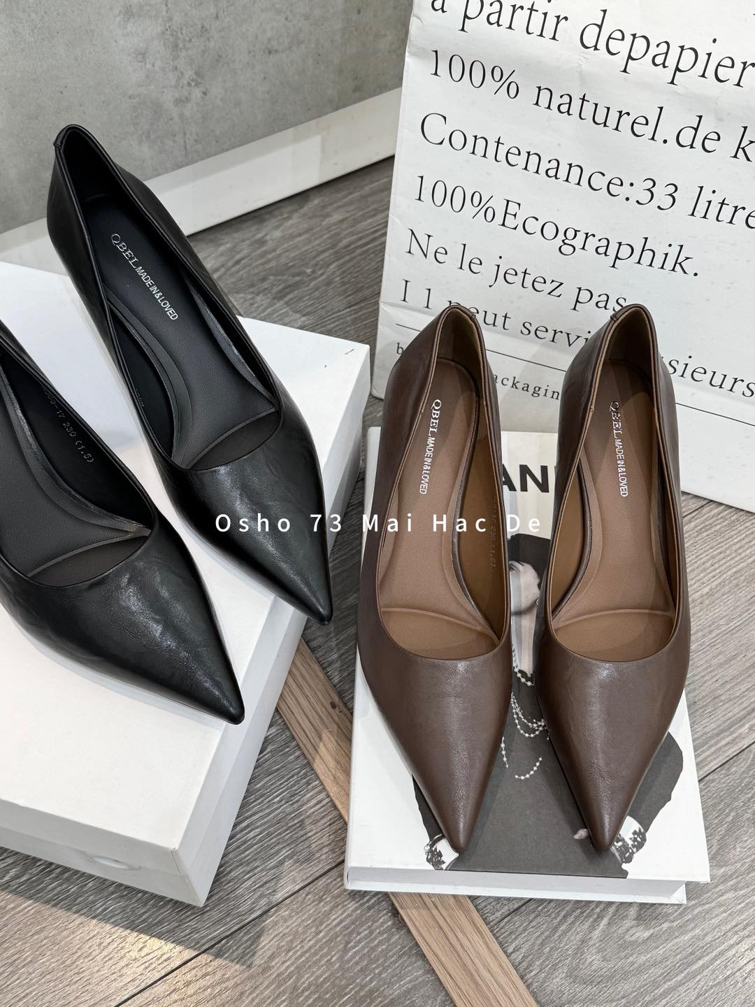 Osho Facebook ad: NEW ARRIVAL, GIÀY DA BÒ CAO 5CM &…