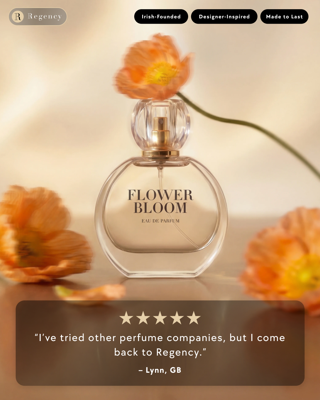 Regency Fragrances Facebook ad
