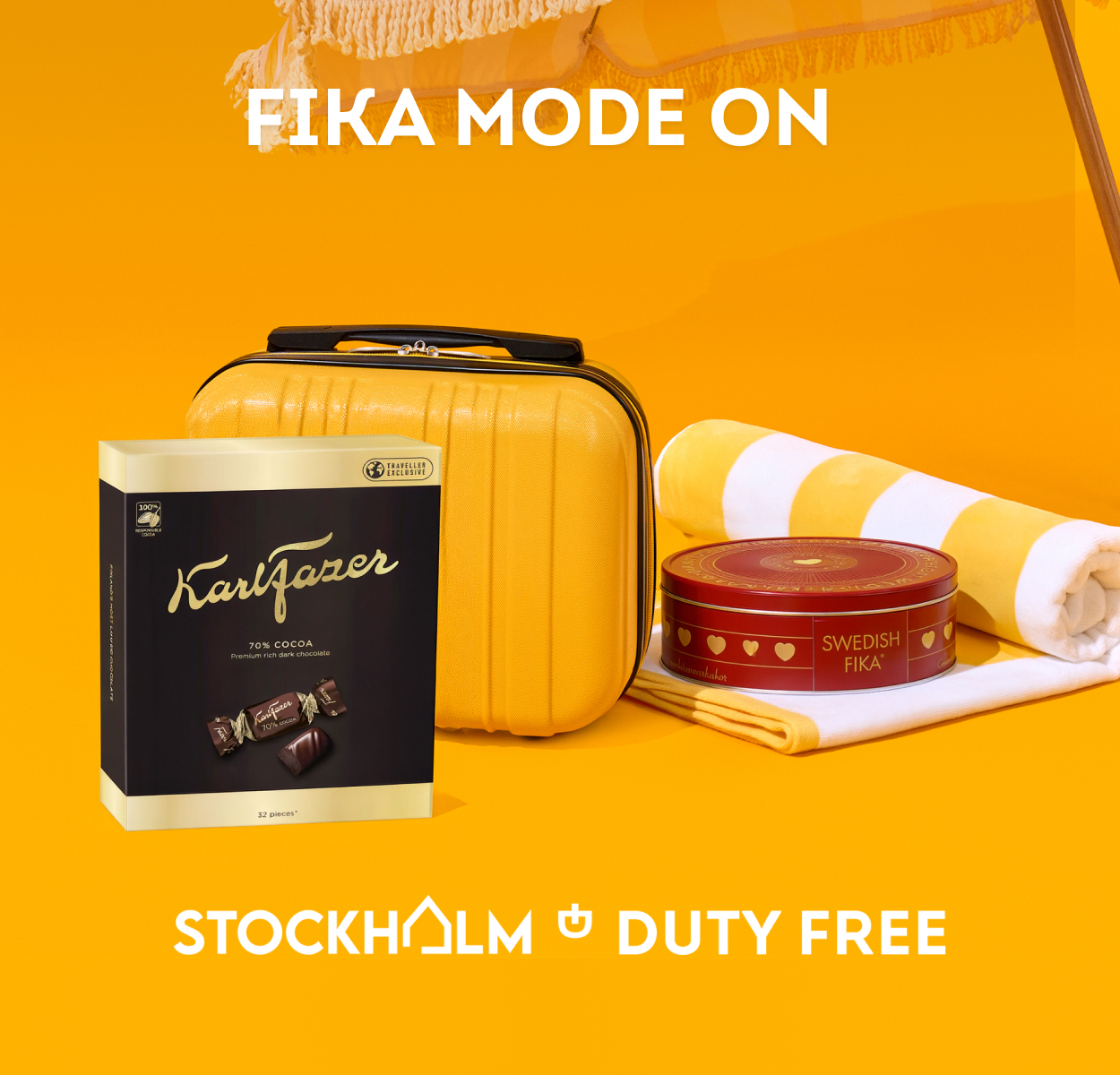 Stockholm Duty Free Facebook ad from Aug 10, 2026
