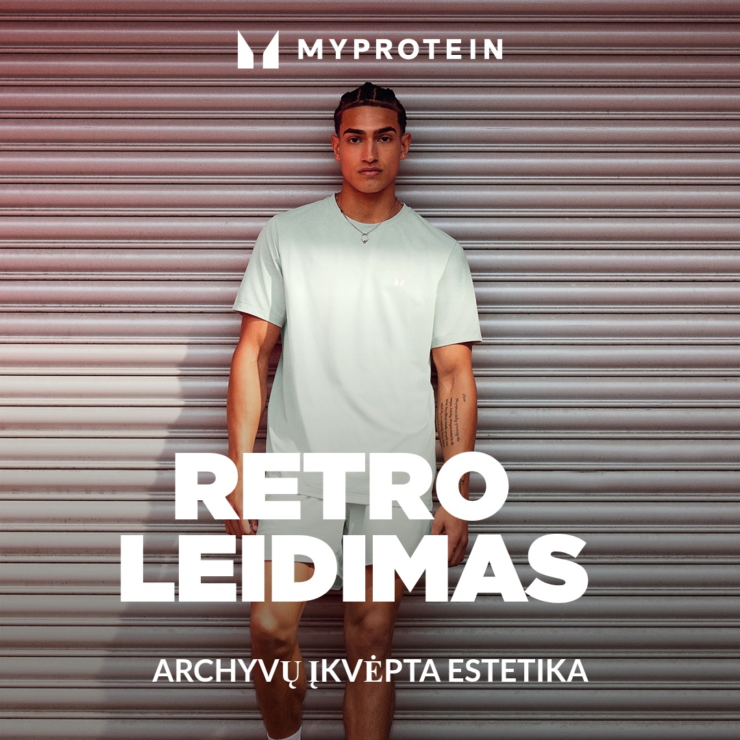 Myprotein Facebook ad: NAUJIENA: RETRO LEIDIMAS