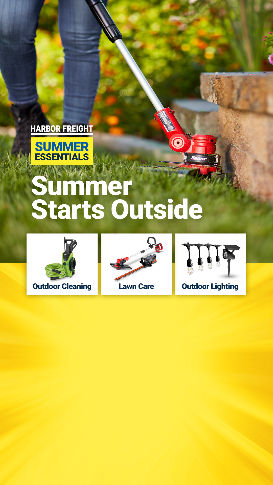 Harbor Freight Facebook ad