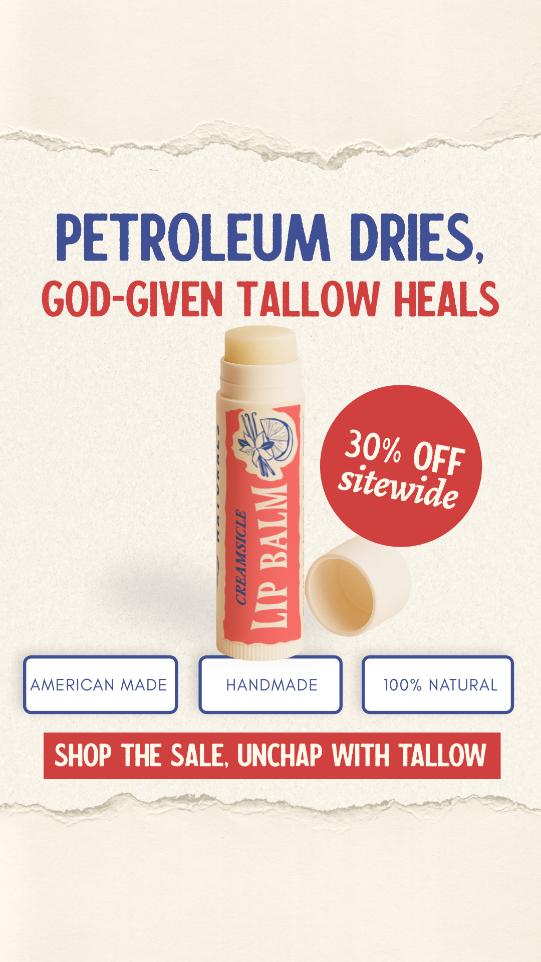 Papabear Naturals Facebook ad