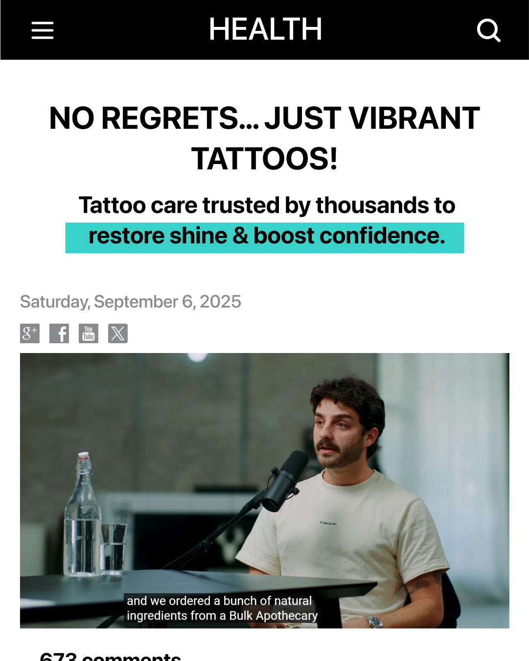 Mad Rabbit Tattoo Facebook ad