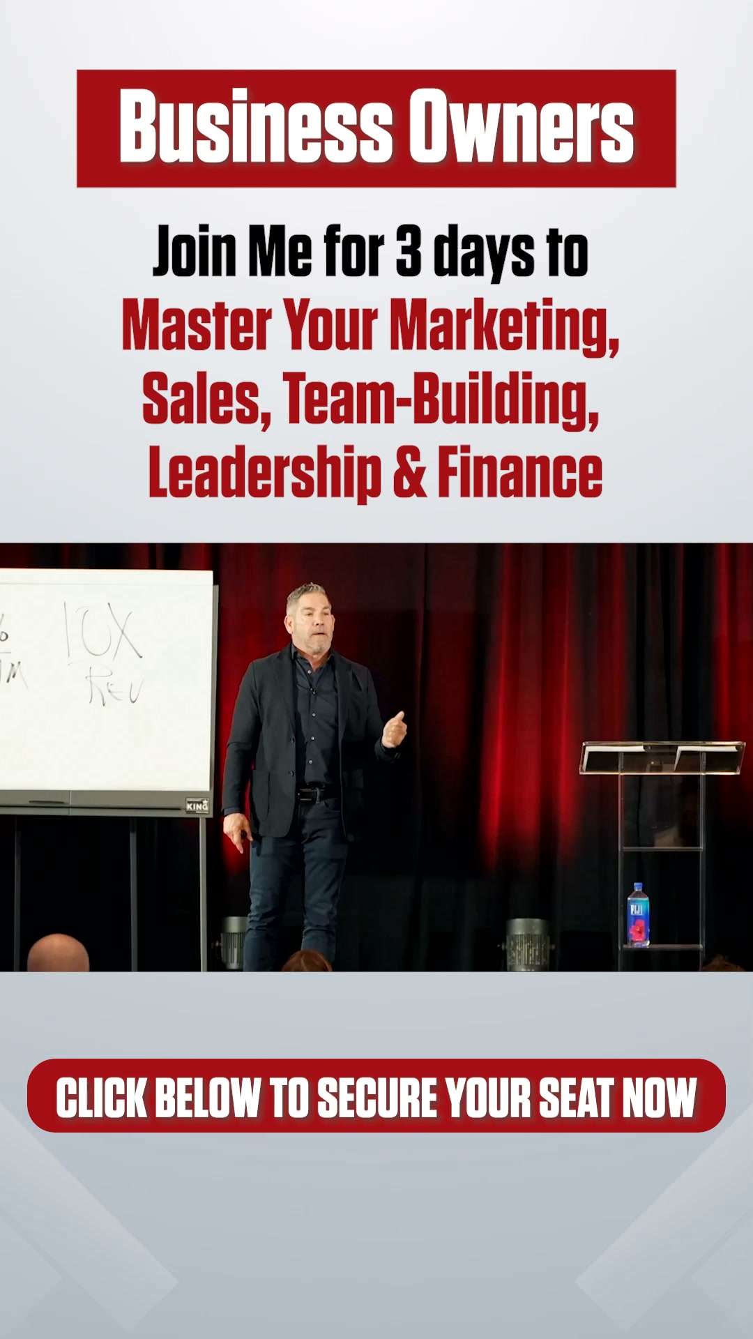 Grant Cardone Facebook ad: My $700M Exec Team Works With YOU