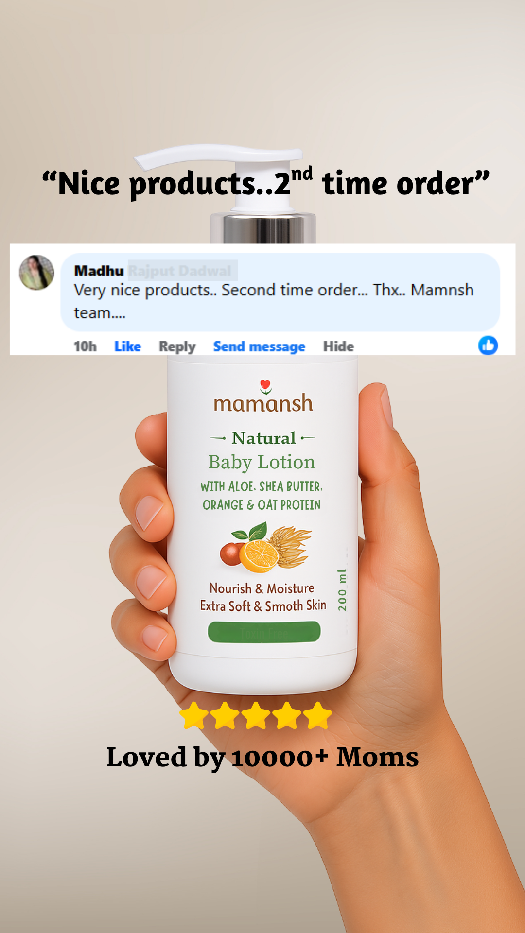 Mamansh Facebook ad