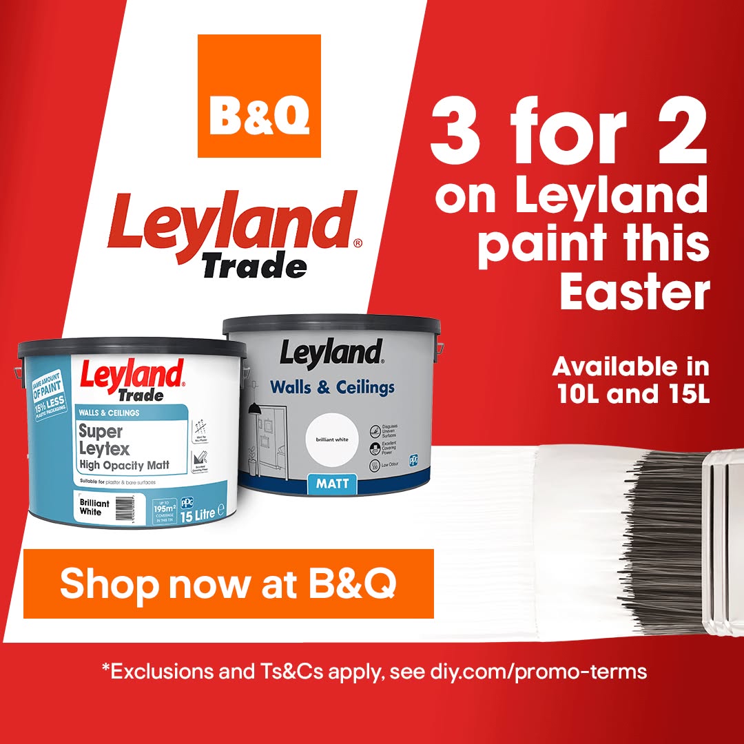 B&Q Facebook ad