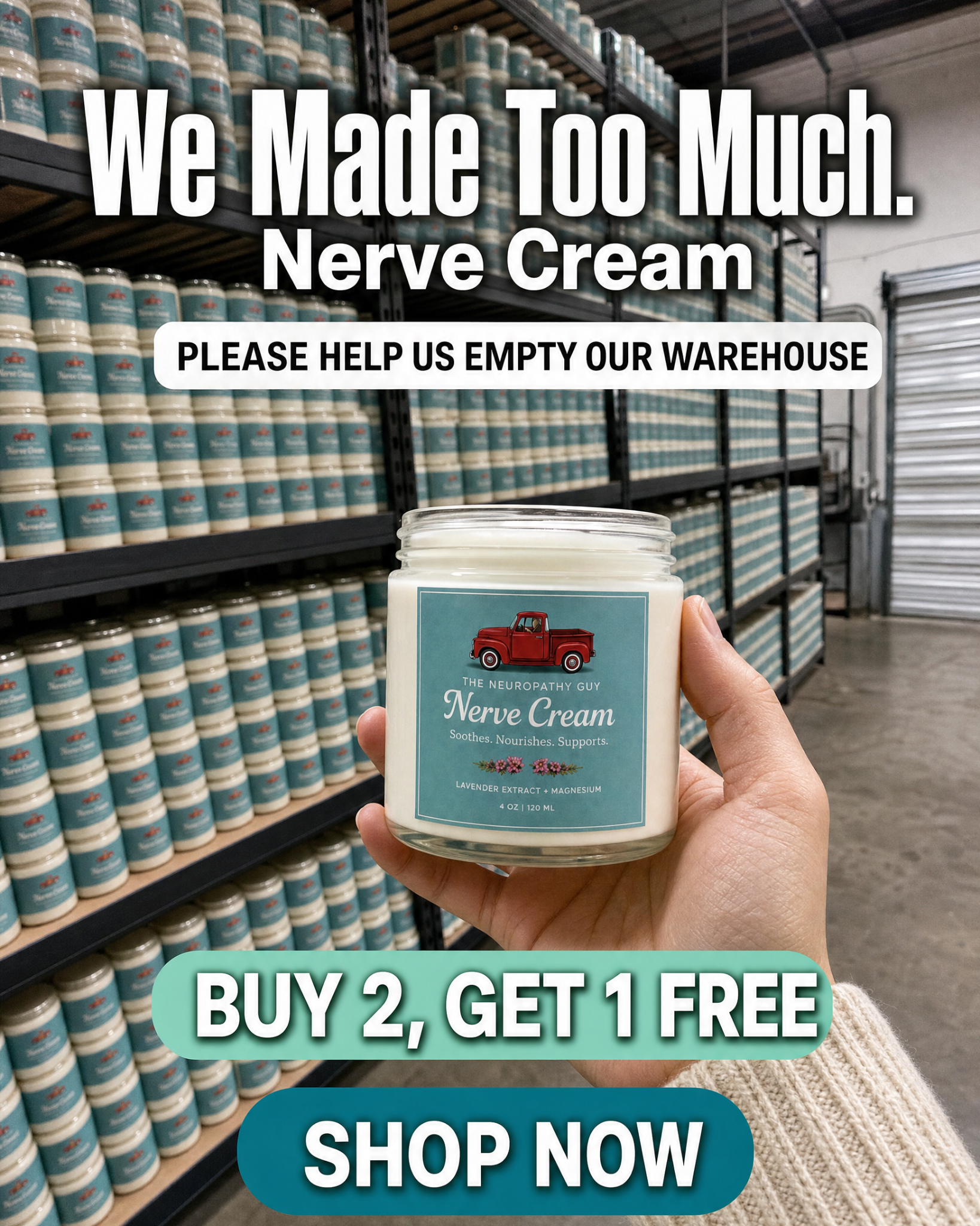 The Neuropathy Guy Facebook ad: Say goodbye to nerve pain