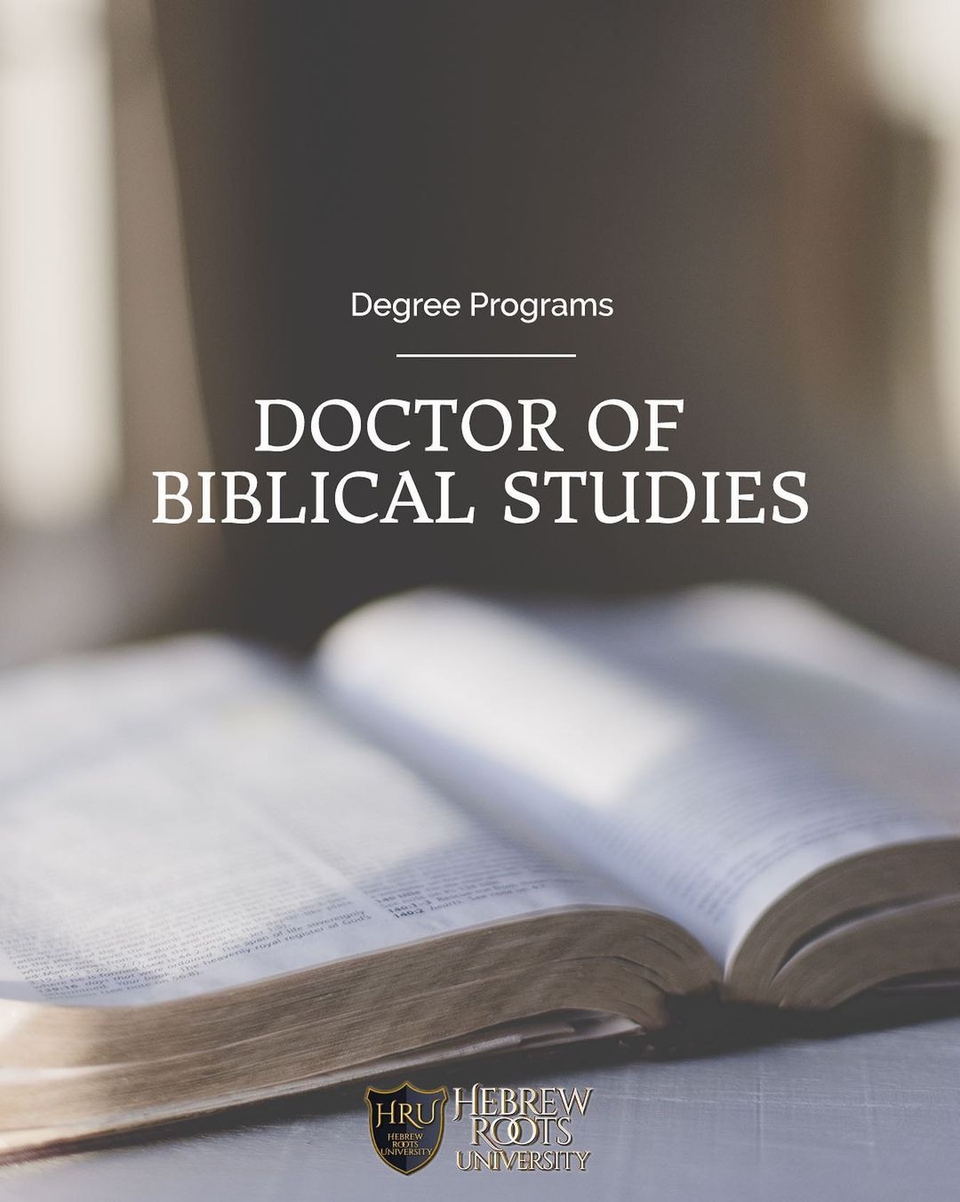 Hebrew Roots University Facebook ad: Attend Hebrew Roots University