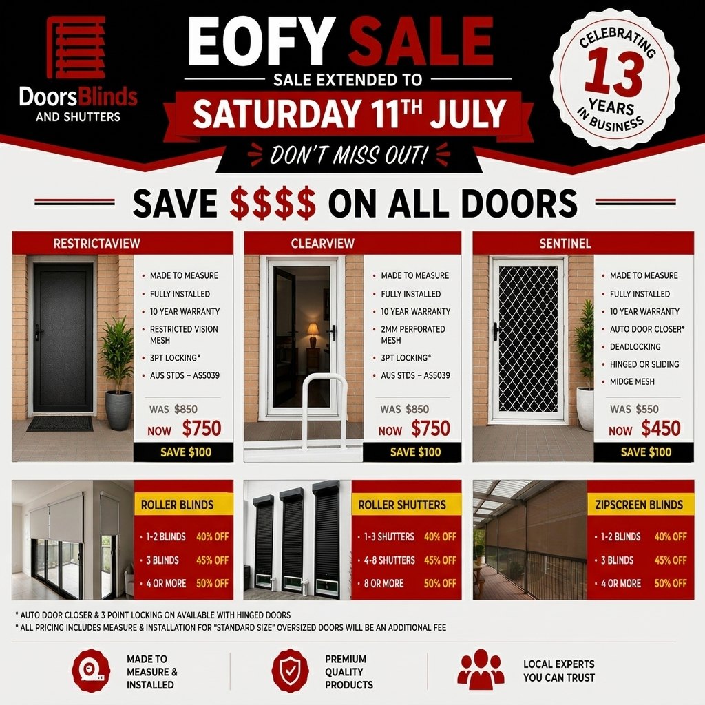 Doors Blinds and Shutters Aust Pty Ltd Facebook ad