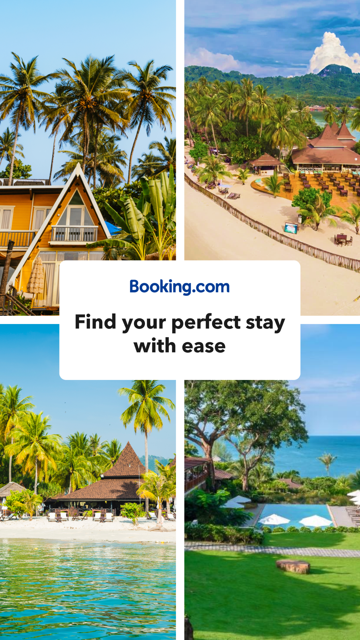 Booking.com Facebook ad