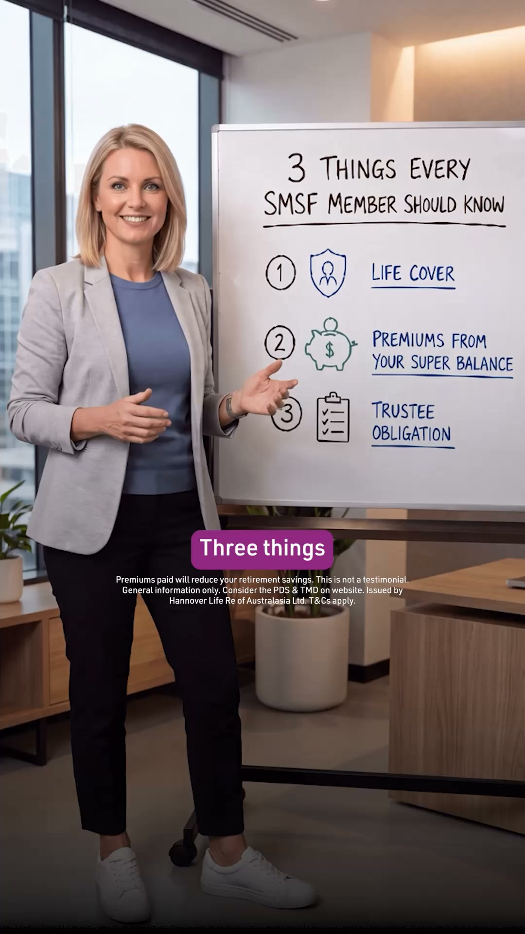 Real Life Cover for SMSF Facebook ad: Request a quote.