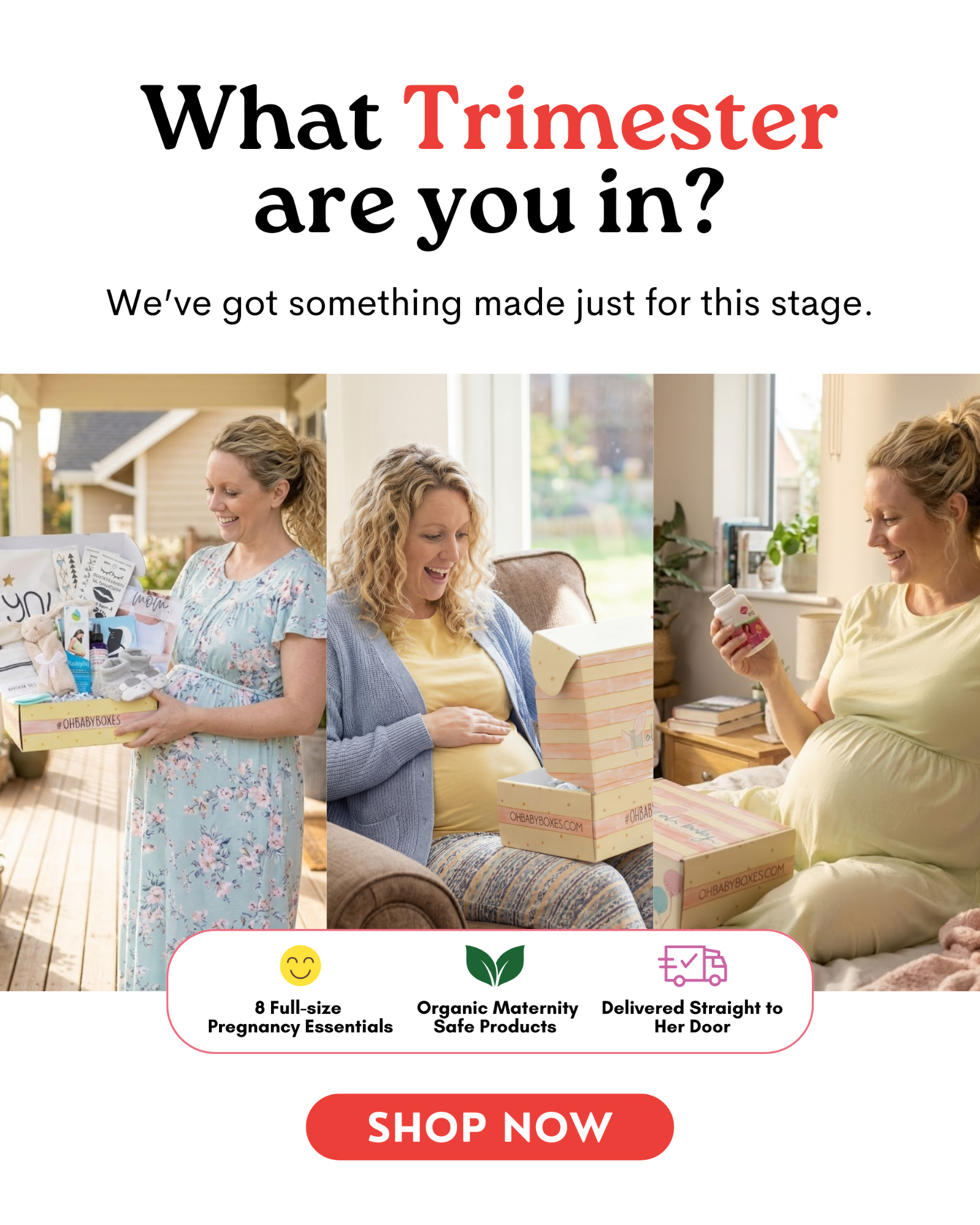 Oh Baby Boxes Facebook ad: #1 Pregnancy Box