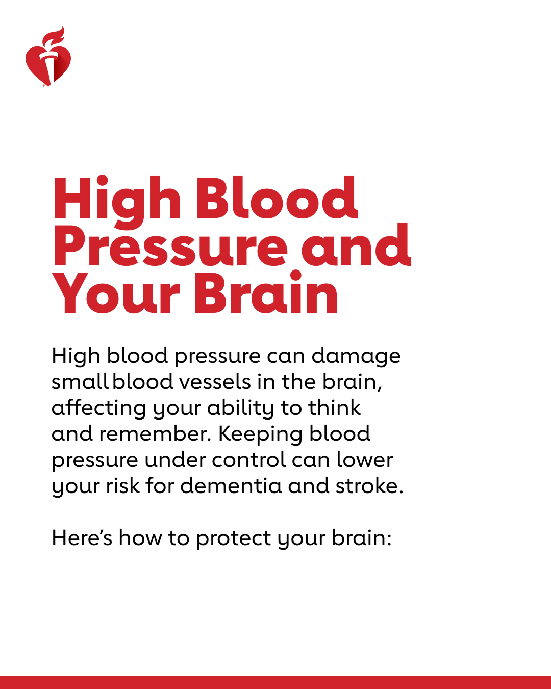American Heart Association Facebook ad