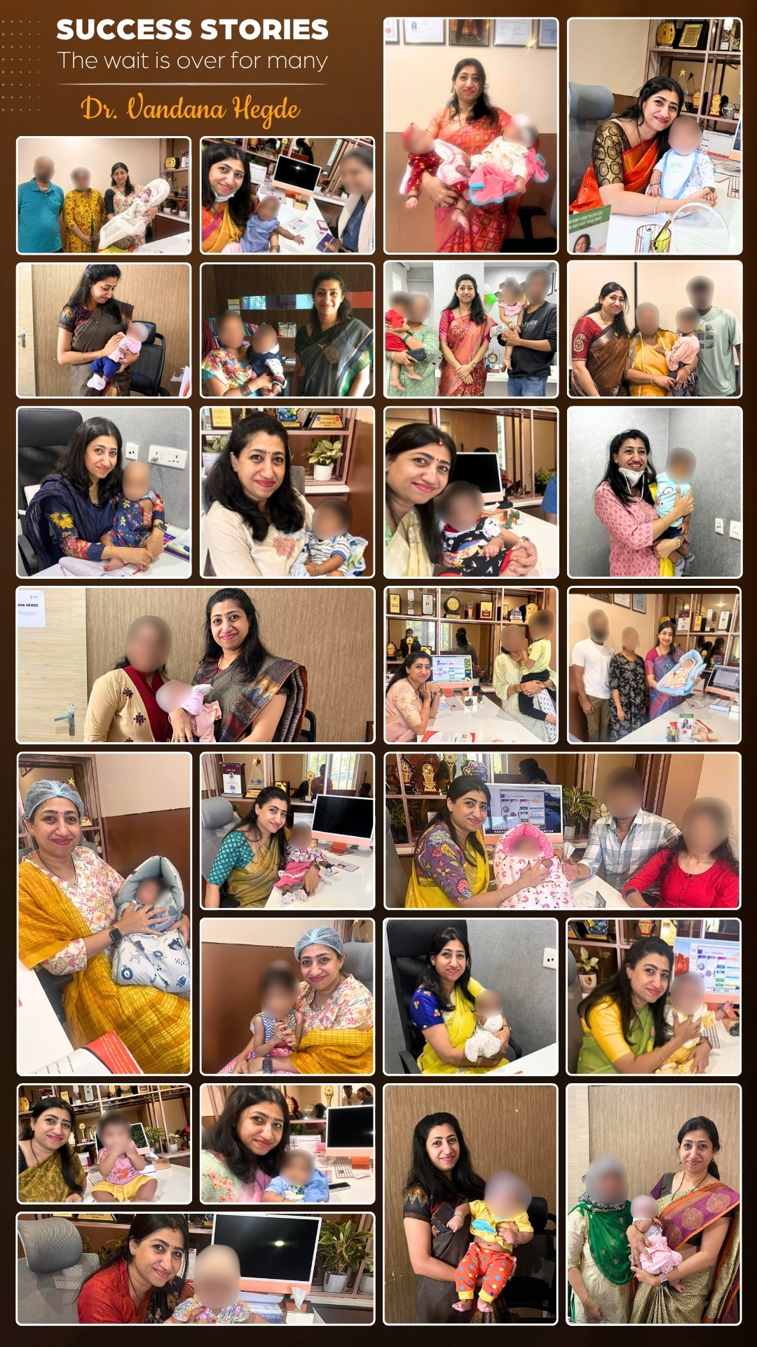 Dr. Vandana Hegde Facebook ad: A promise of care, from conception to parenthood!