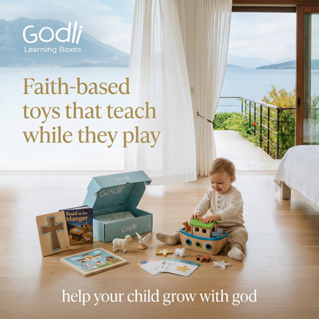 Godli Facebook ad: Help Your Child Grow With God