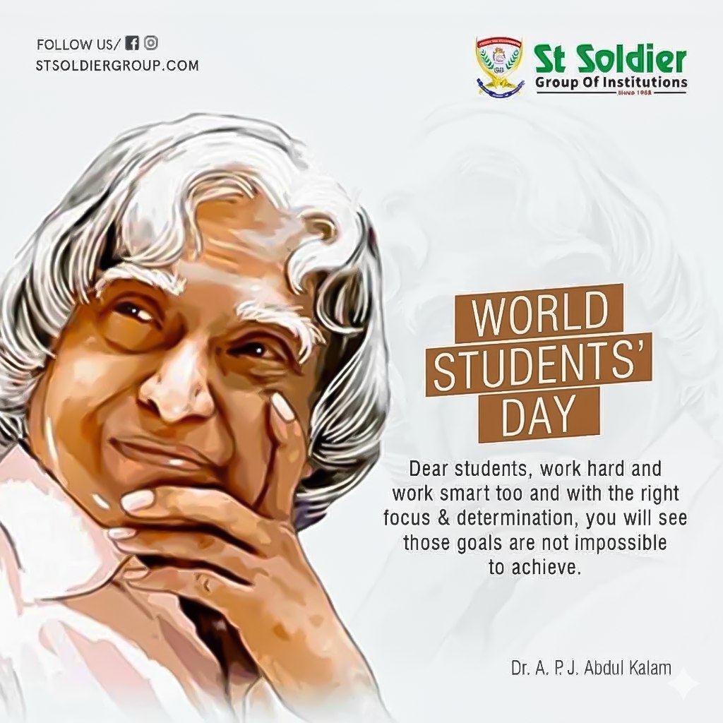 St Soldier Group of Institutions Facebook ad: We are pleased to share this memorable moment…