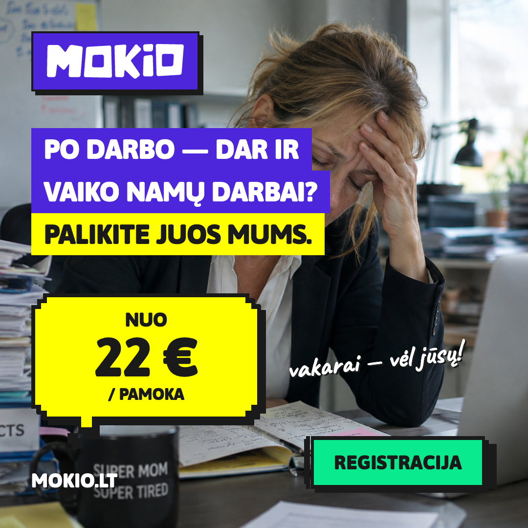 MOKIO Facebook ad: DABAR -50% pirmai pamokai