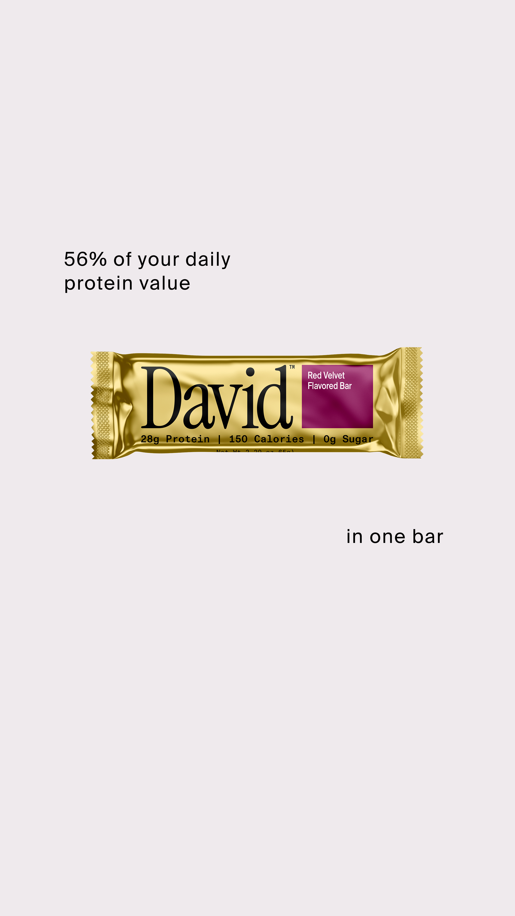 David Protein Facebook ad