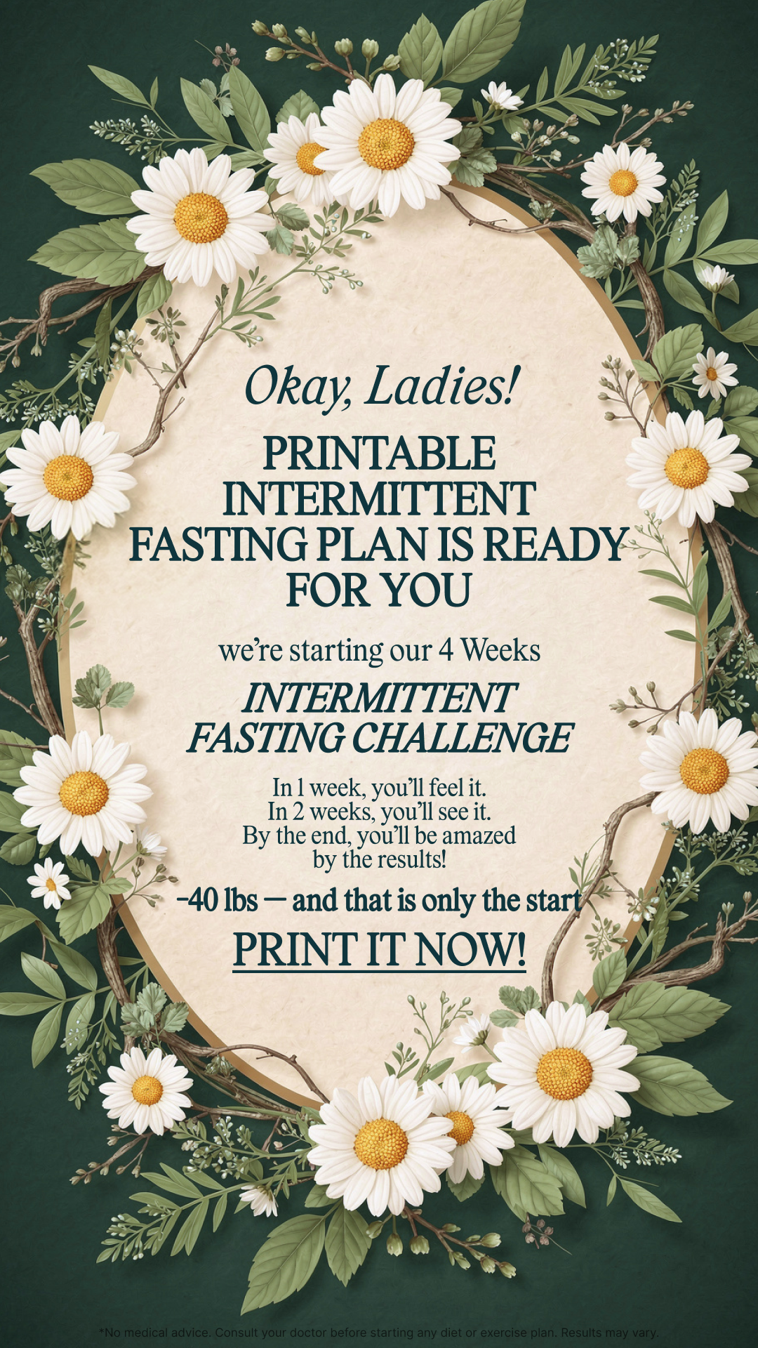 Мy 28 Day Challenge Facebook ad