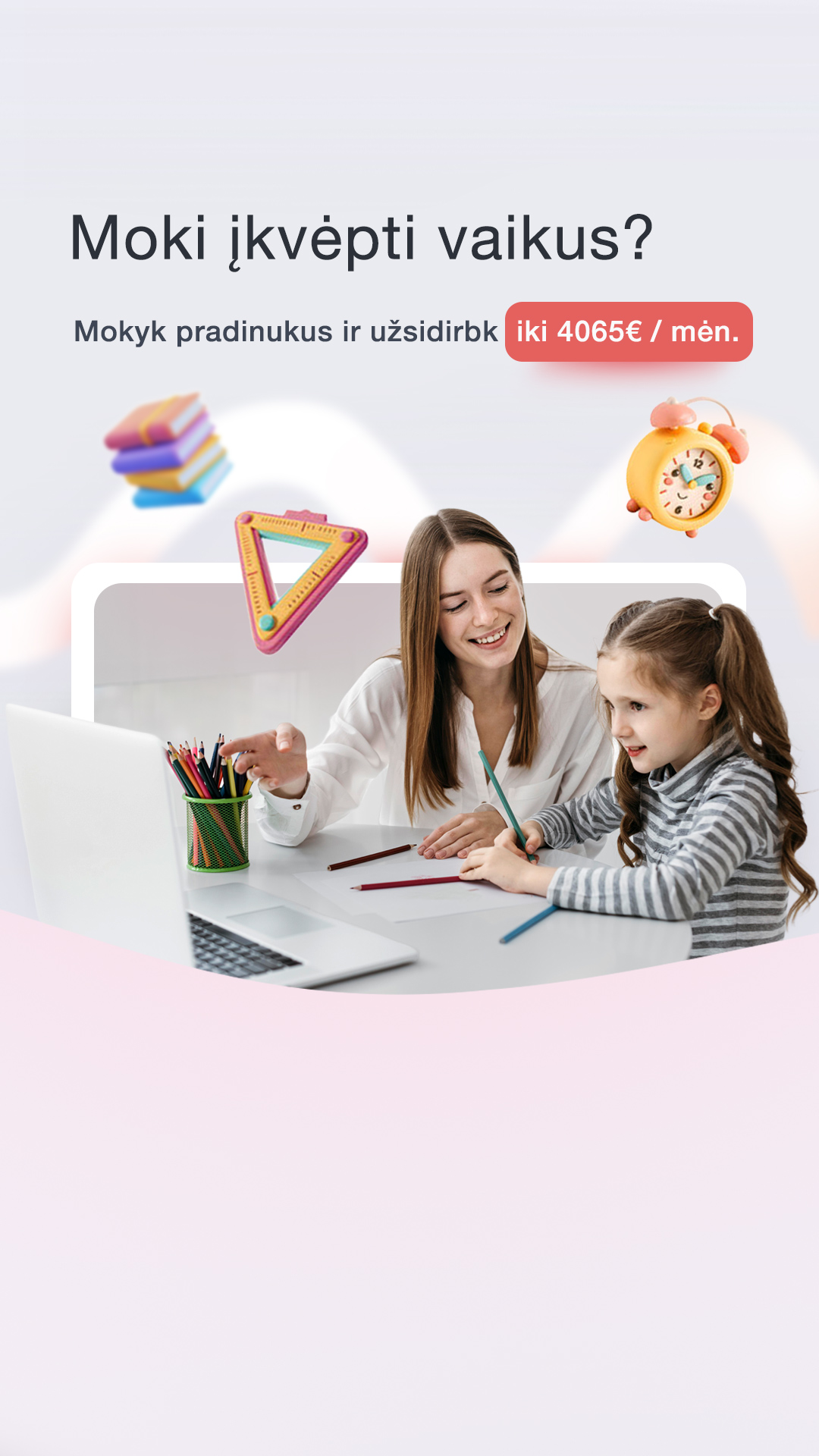 Pasimokome.lt korepetitoriai Facebook ad