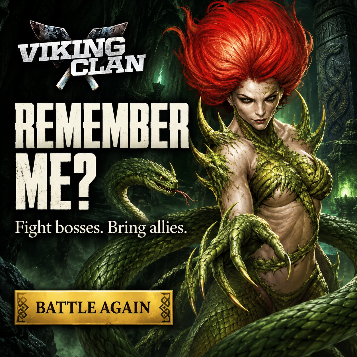 Viking Clan Facebook ad: There's still a war to be won.