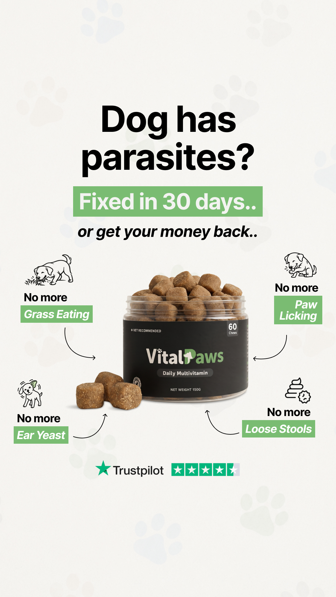 VitalPaws Facebook ad