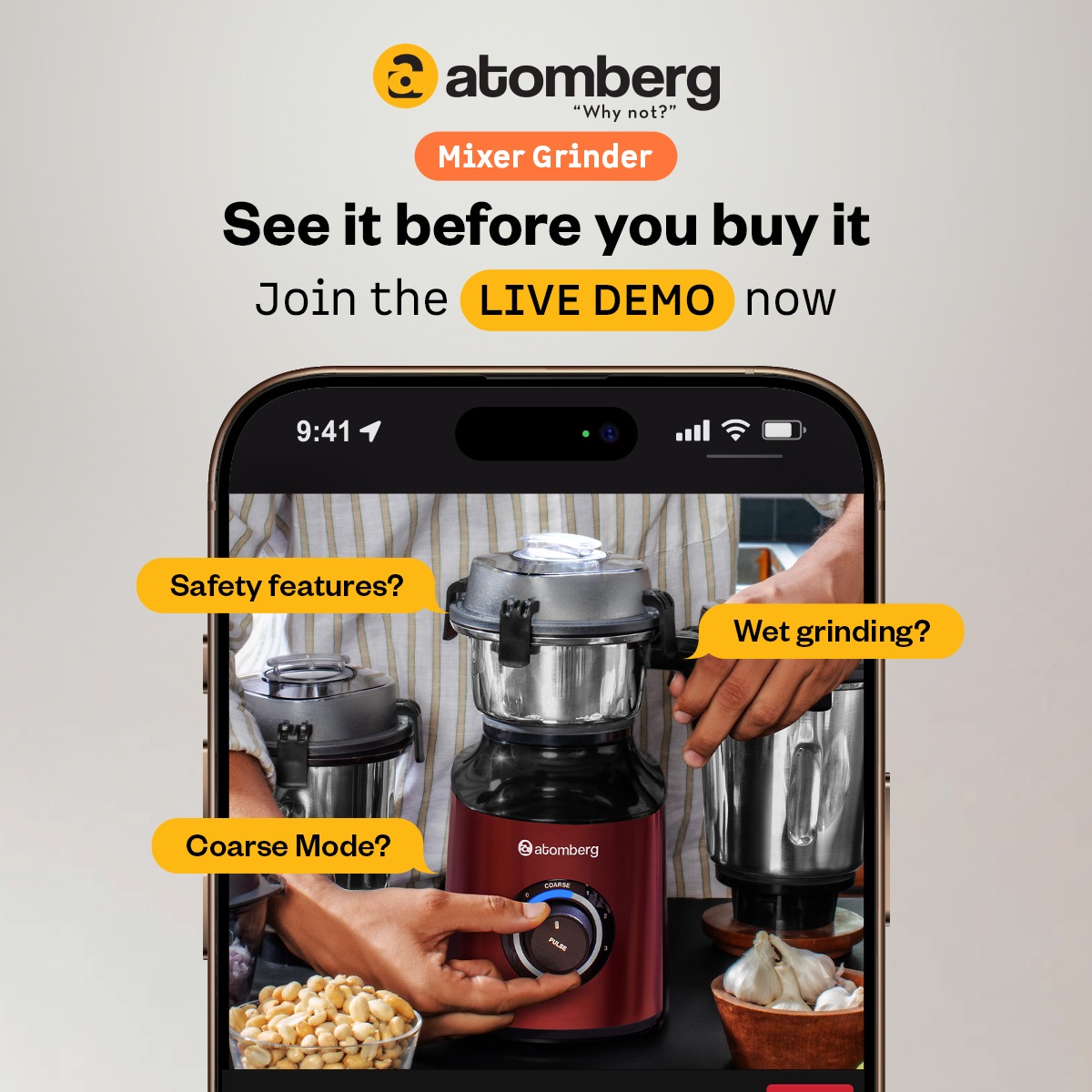 Atomberg Technologies Facebook ad