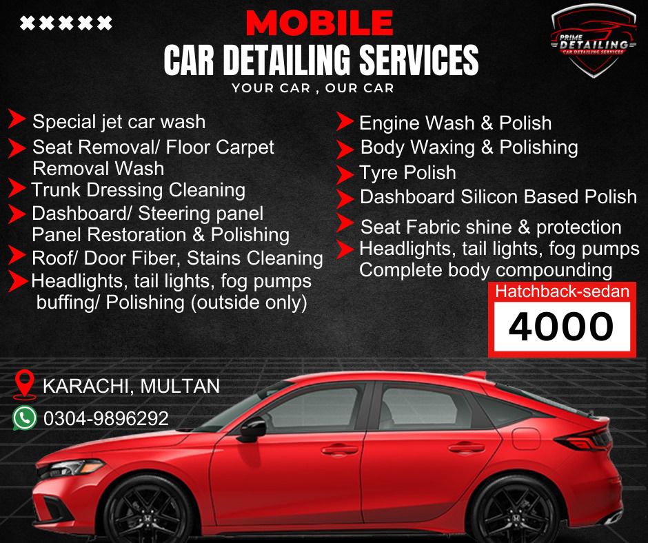 Prime Detailing Facebook ad: Project Type: Car detailing