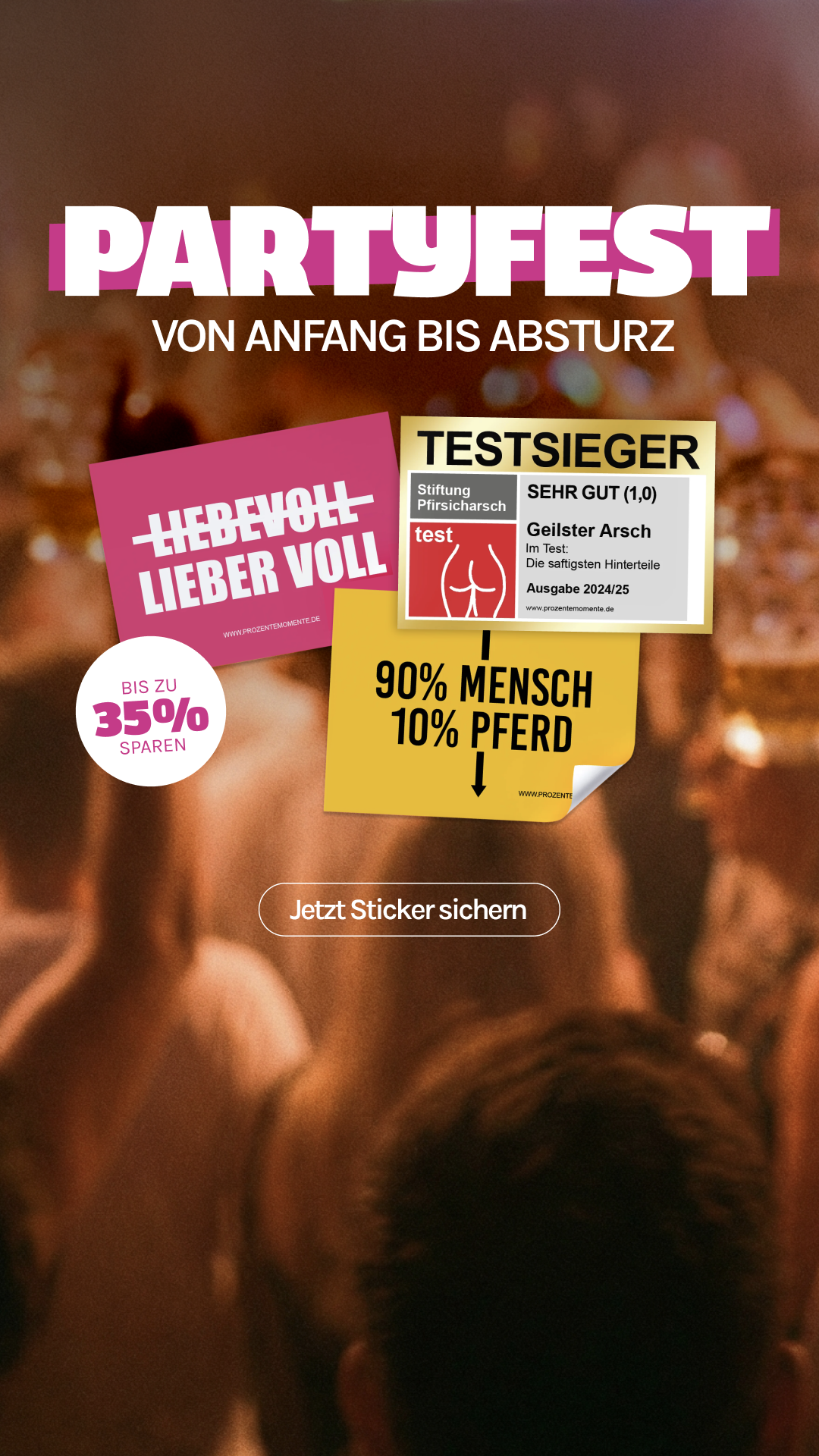 Prozente Momente Facebook ad
