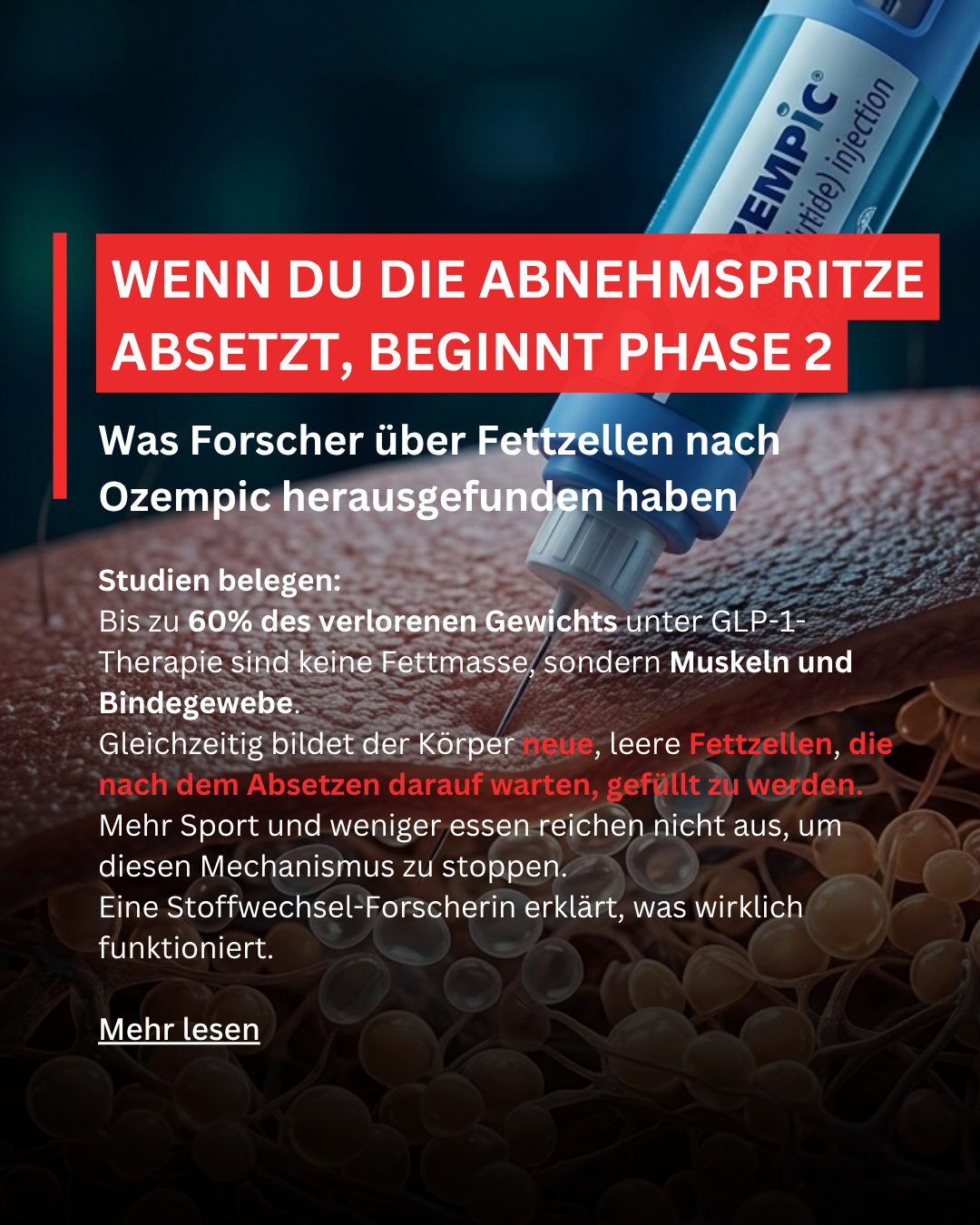 Med Gesund Facebook ad: Der Ozempic-Jojo-Effekt