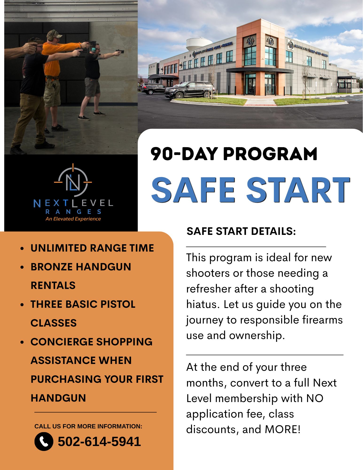 Next Level Ranges Facebook ad: Our family-run team is dedicated to honest guidance…
