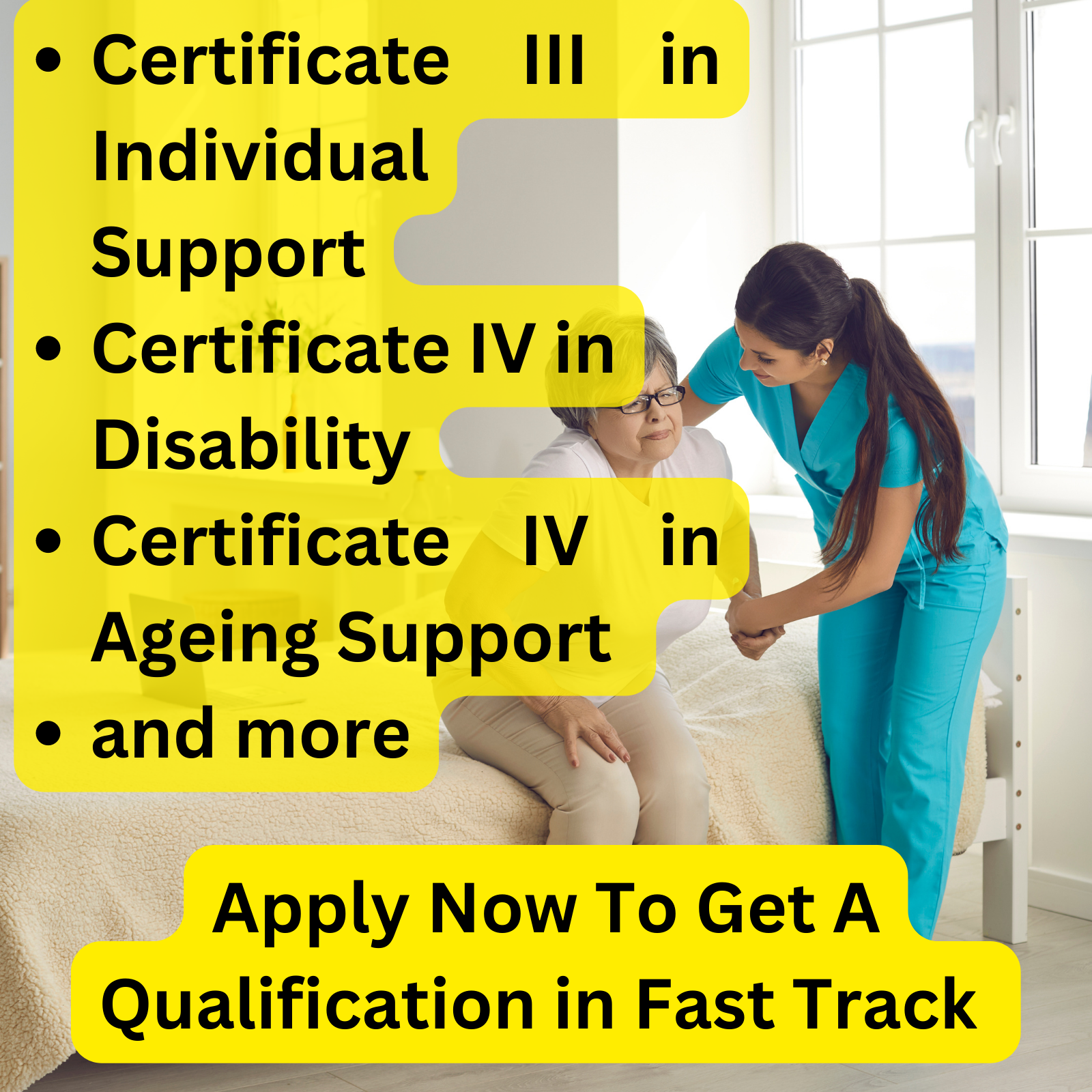 Advanced Studies Australia Facebook ad: Apply Now To Get A Qualification In Fast Track
