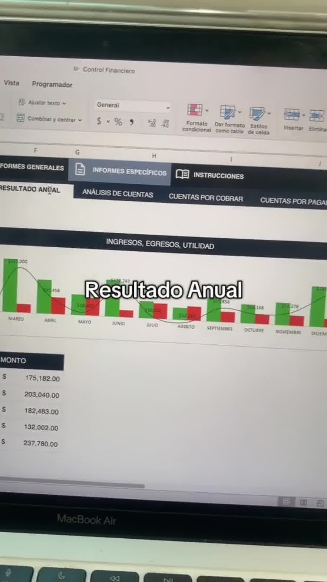 Mis Hojas De Cálculo Facebook ad: Control Financiero en Excel