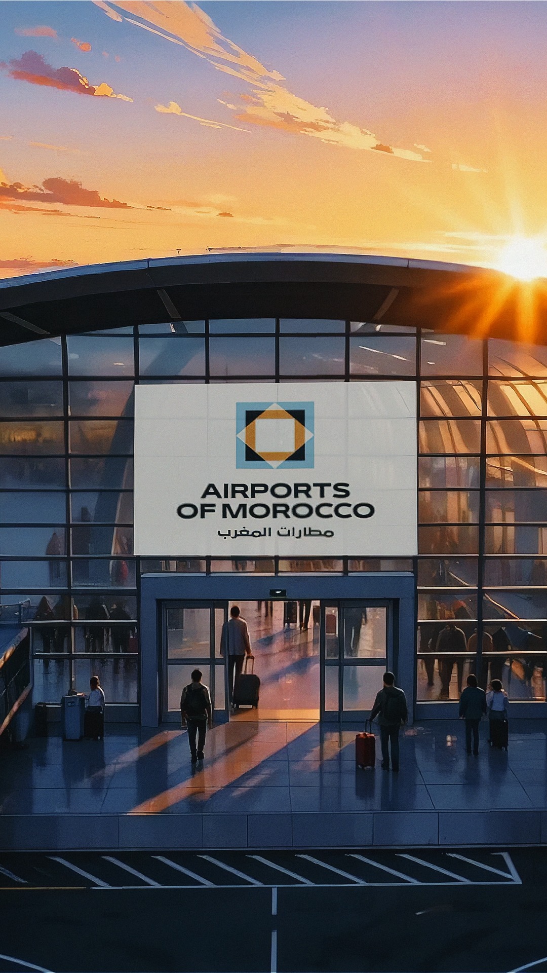 Airports of Morocco Facebook ad: Let The Game Take Off | لتنطلق اللعبة