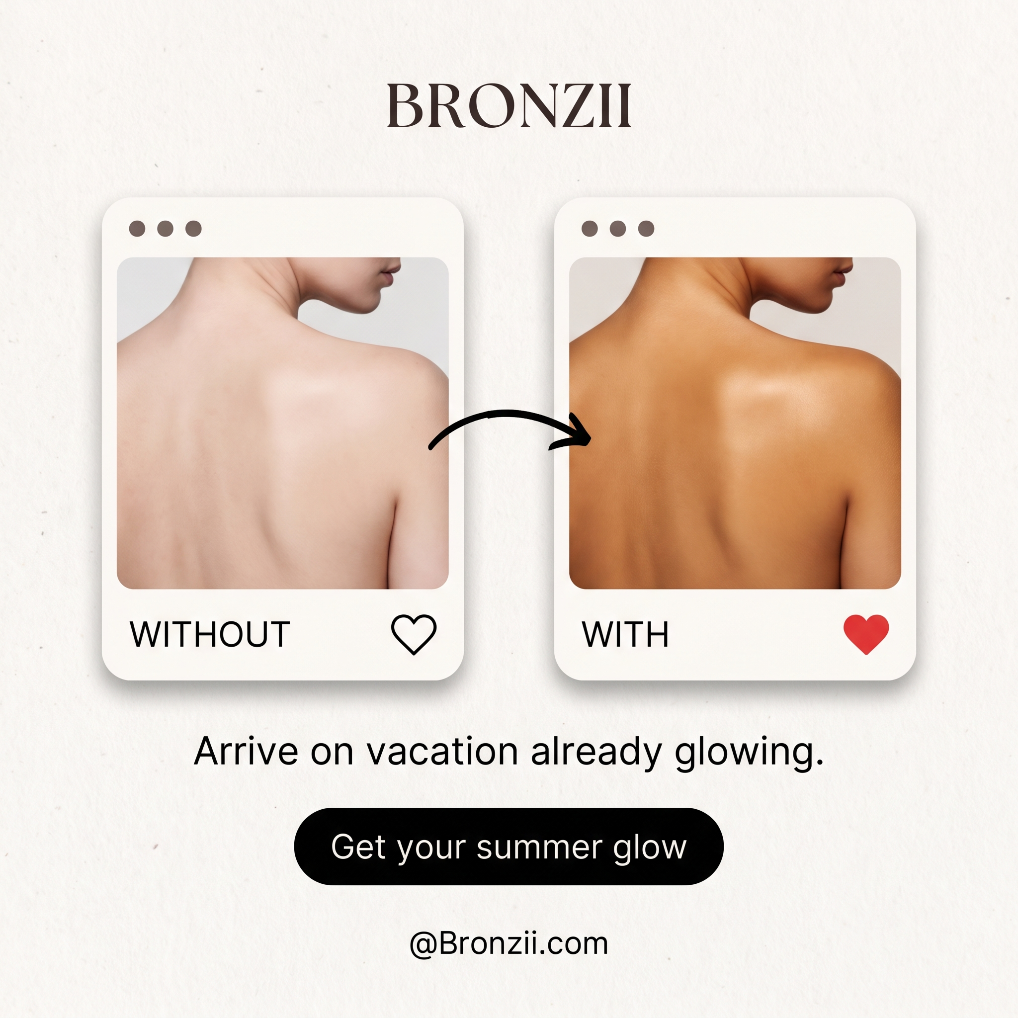 Bronzii Facebook ad