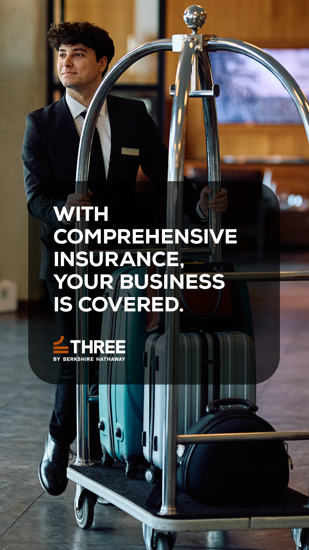 THREE Insurance Facebook ad from Mar 23, 2026