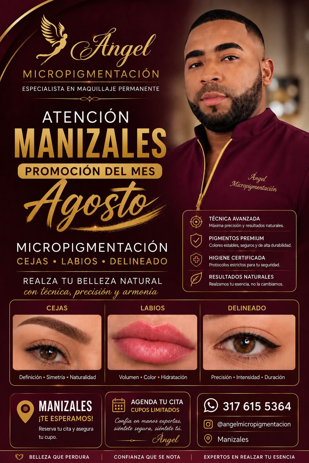 Angel Micropigmentacion Facebook ad: Súper promoción en Manizales