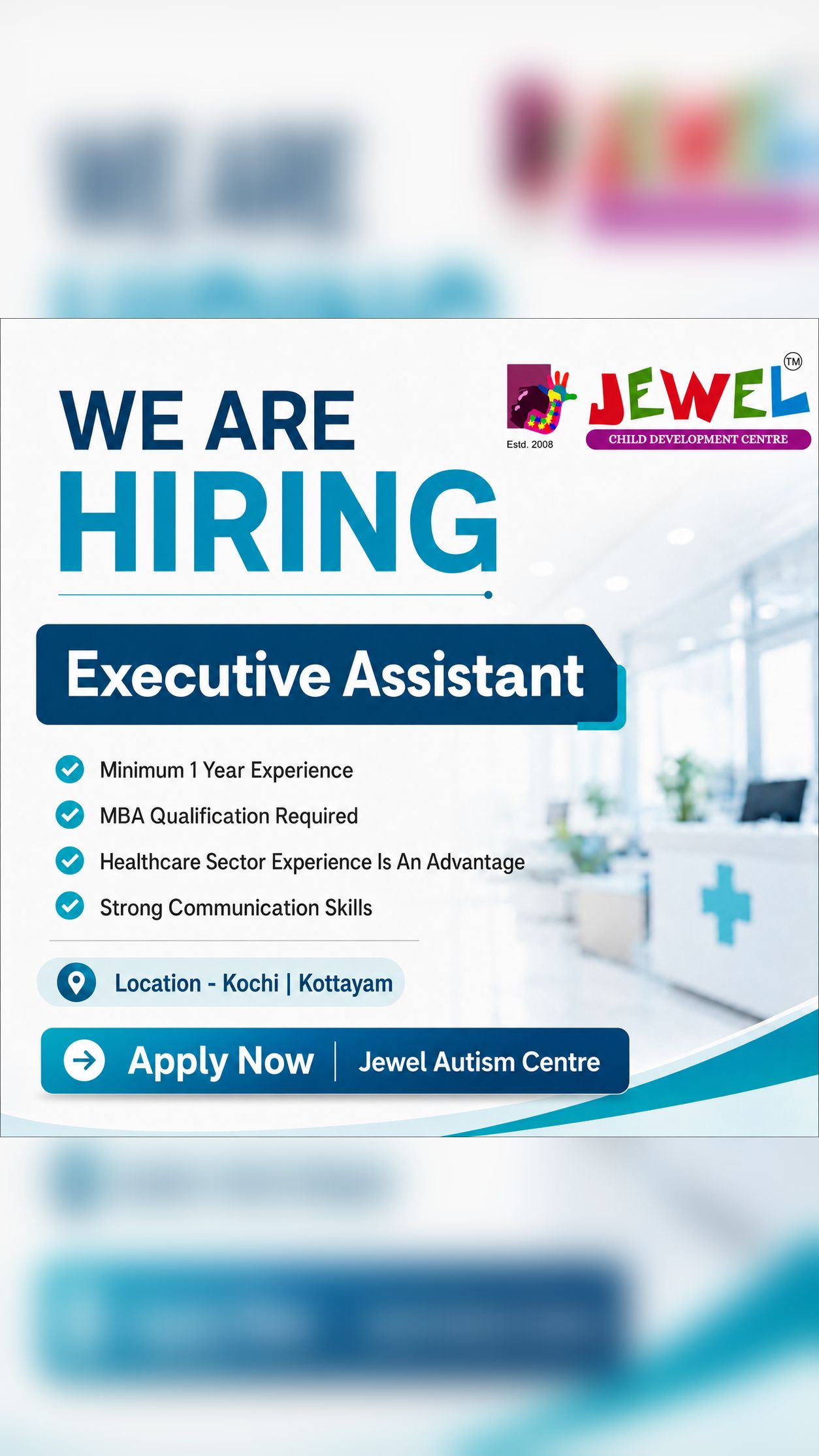 Jewel Autism Centre, Kottayam, Kerala & Dubai, UAE Facebook ad from May 21, 2026
