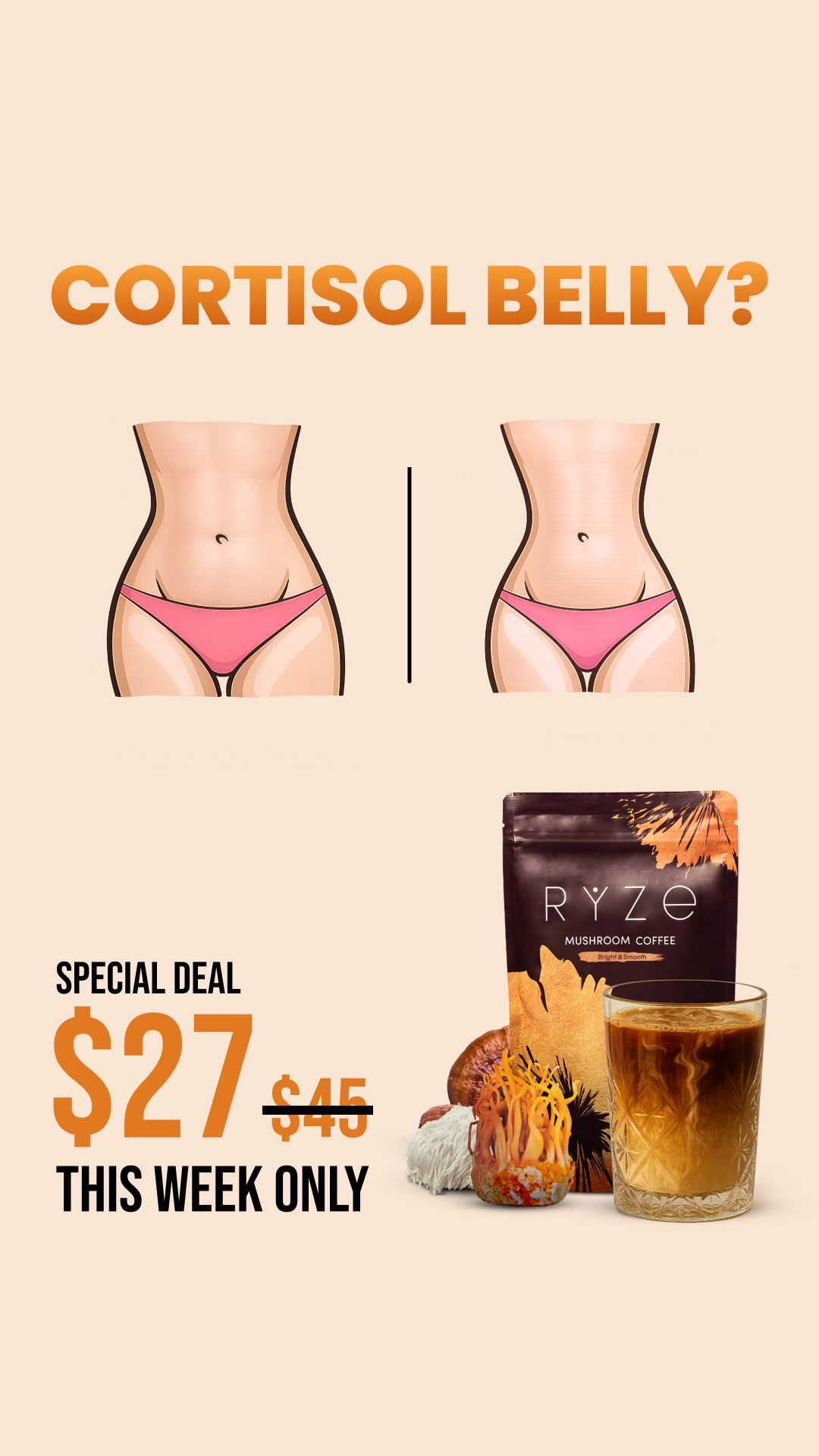RYZE Superfoods Facebook ad