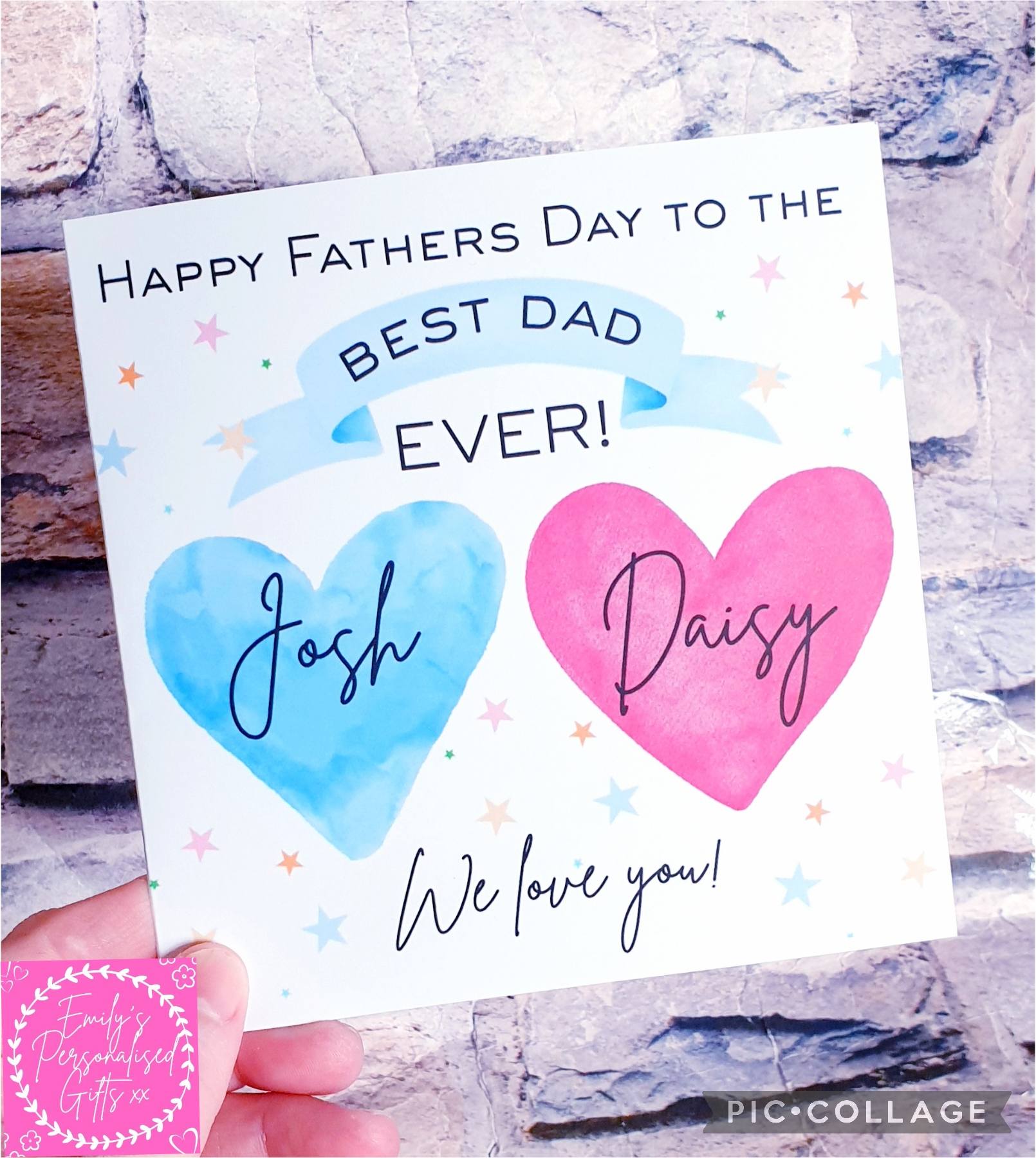 Emily's Personalised Gifts Facebook ad: STOP SCROLLING